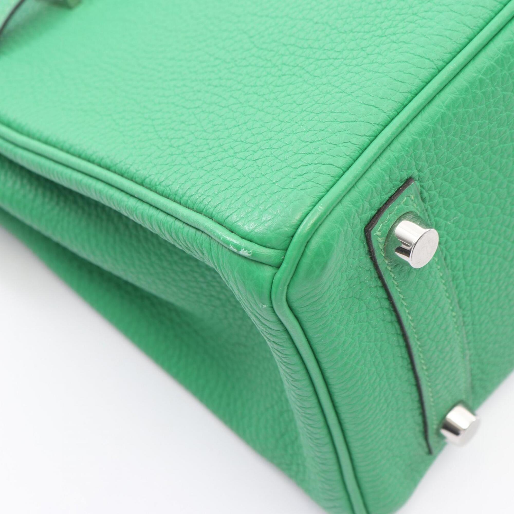 Hermes Green Togo Leather Handbag (Pre-Owned)