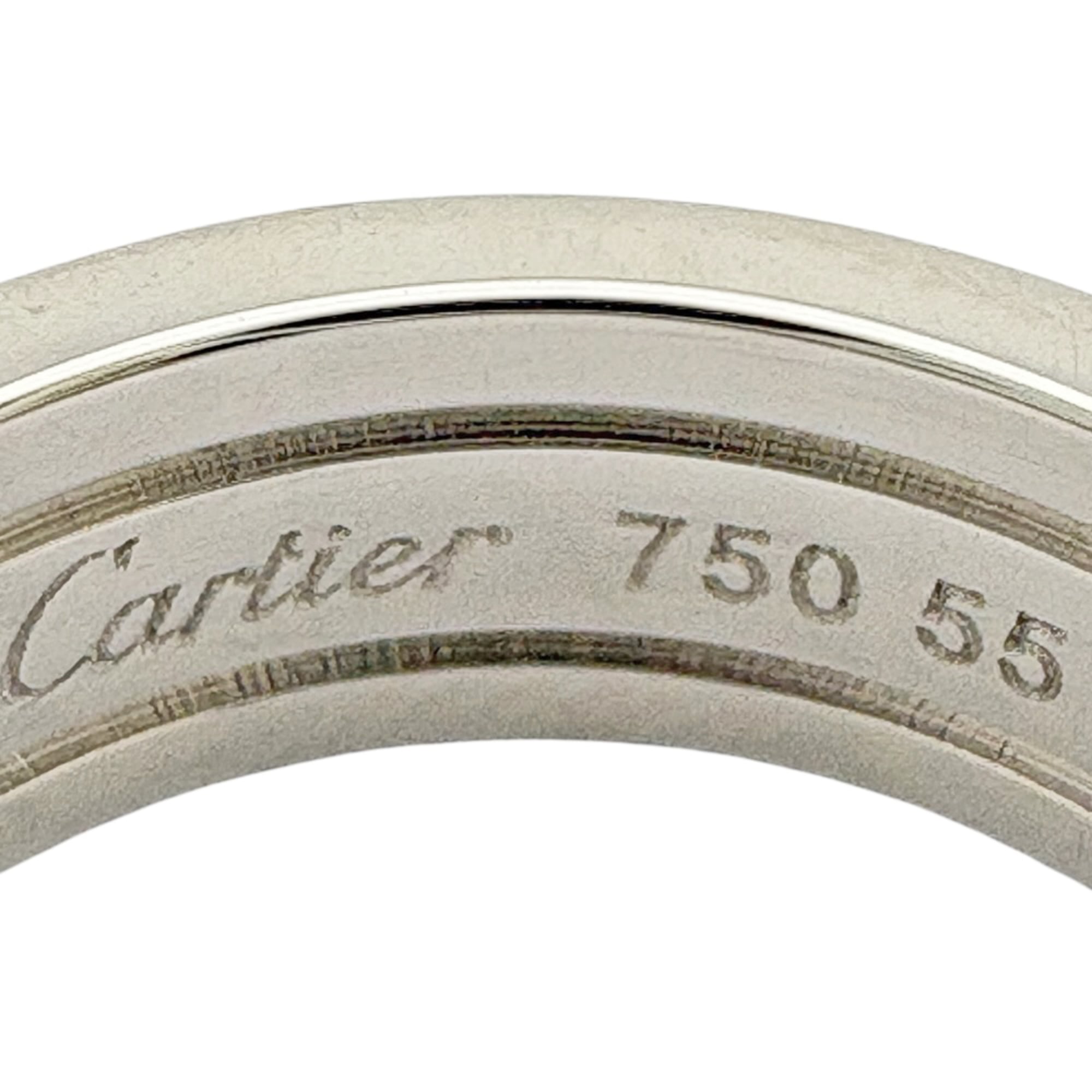 Cartier Silver White Gold (18K) Band Ring (Pre-Owned)
