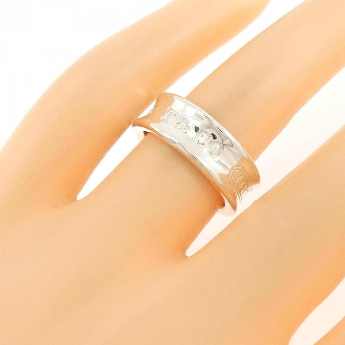 Tiffany Silver 925 Band Ring (Pre-Owned)