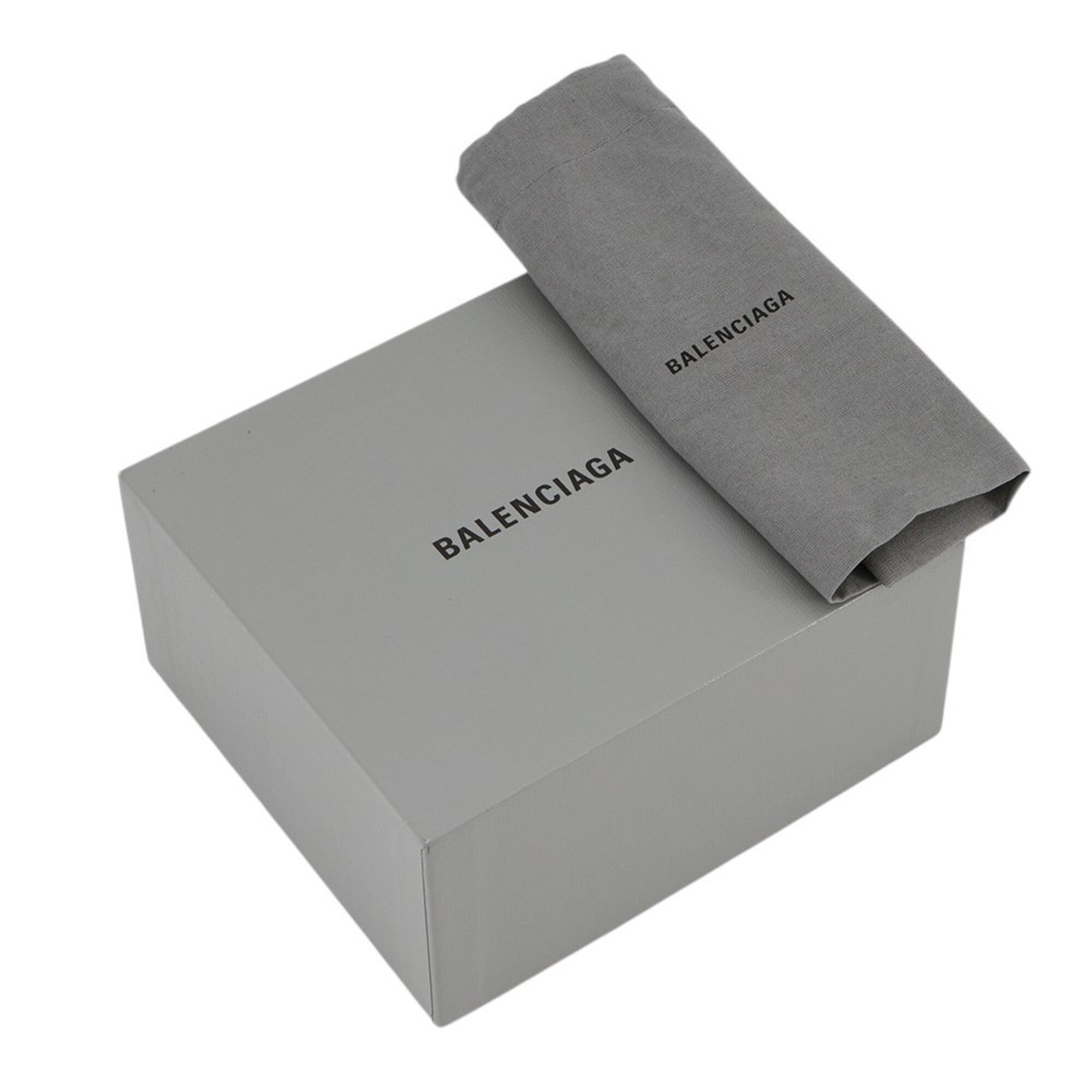 Balenciaga Black Leather Handbag Pouch (Pre-Owned)