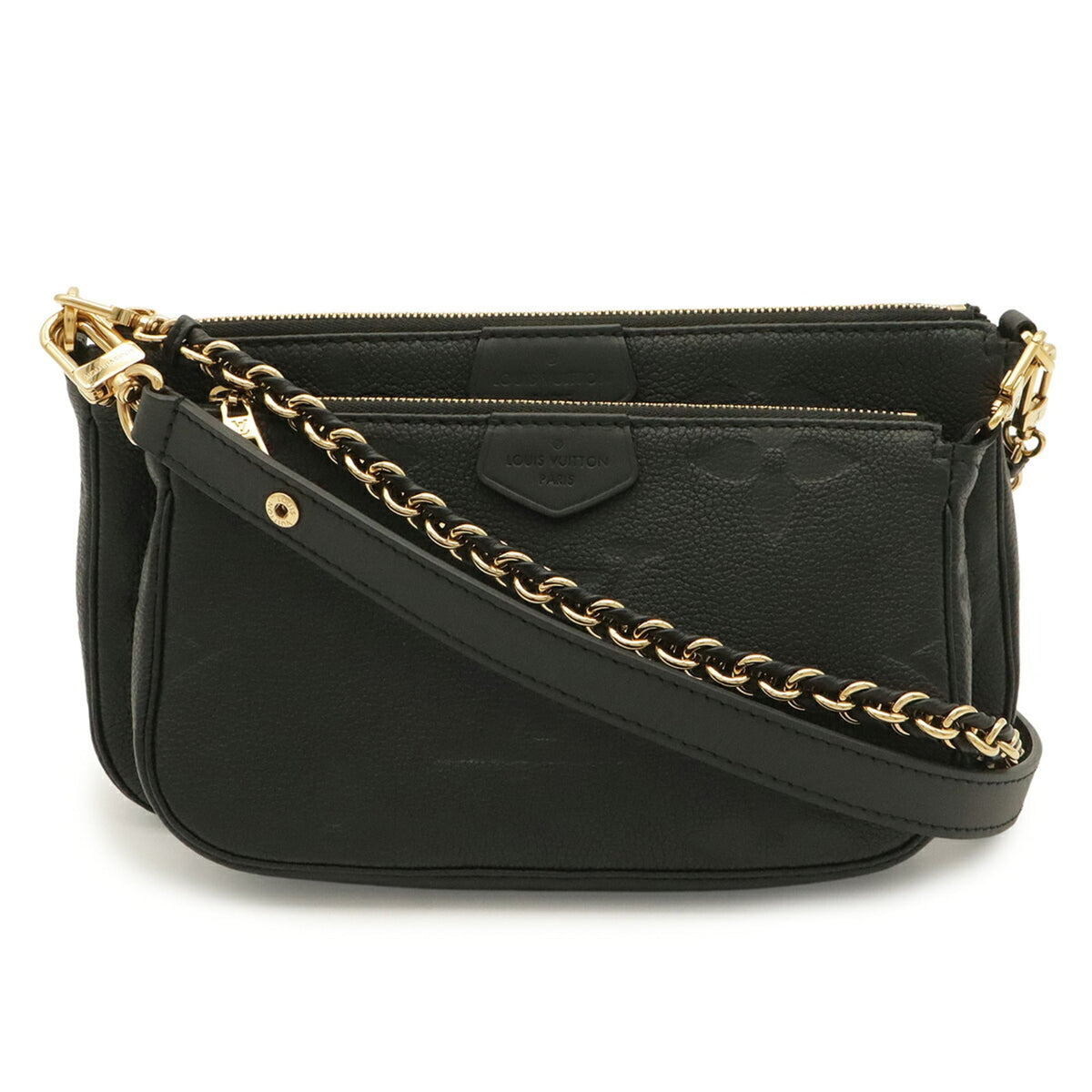 Louis Vuitton Black Monogram Empreinte Handbag Shoulder Bag (Pre-Owned)