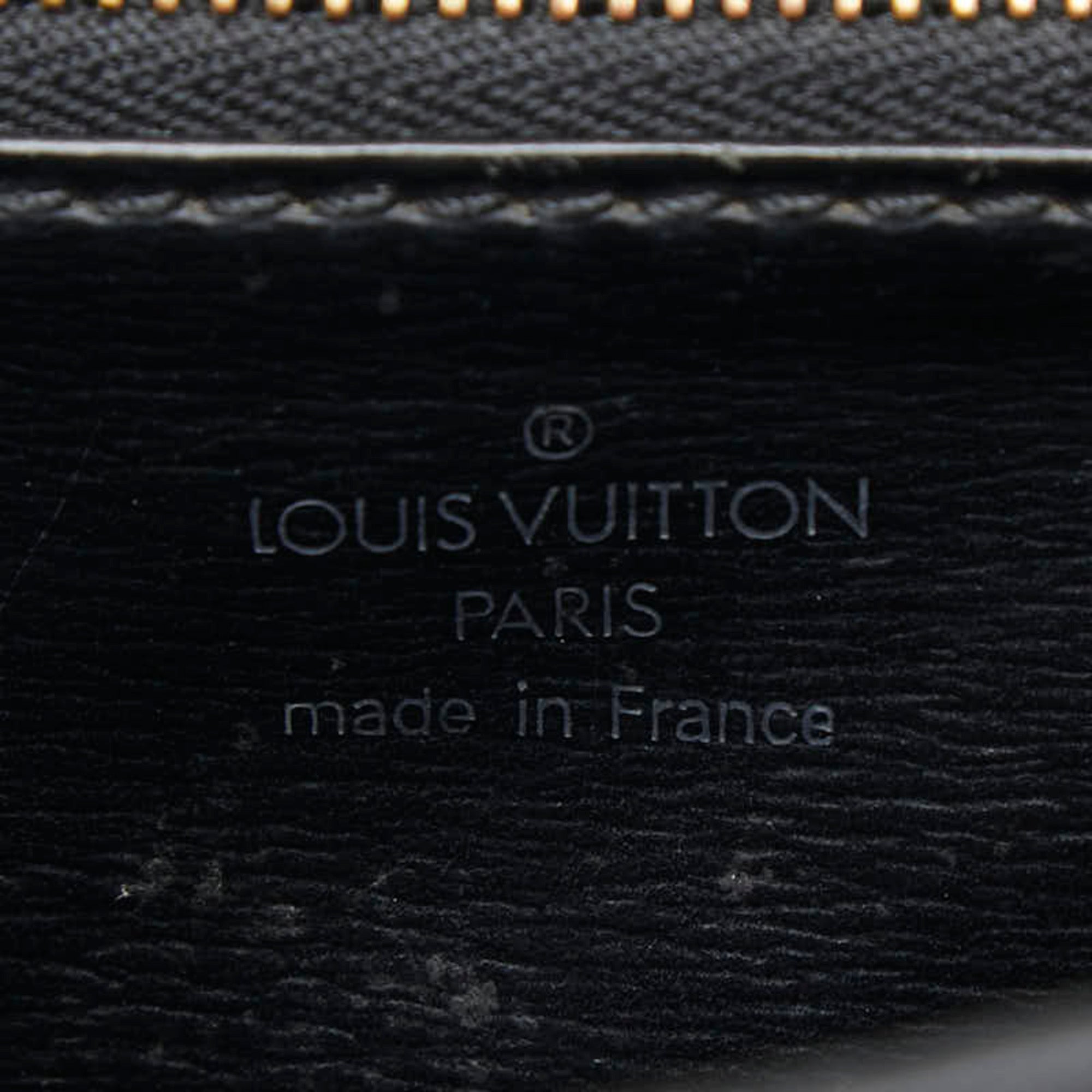 Louis Vuitton Black Noir Leather Handbag (Pre-Owned)