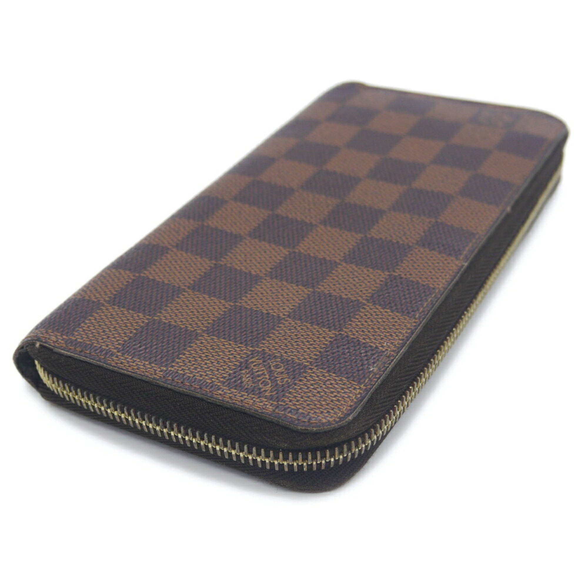 Louis Vuitton Brown Damier Canvas Long Wallet (Bi-Fold) (Pre-Owned)