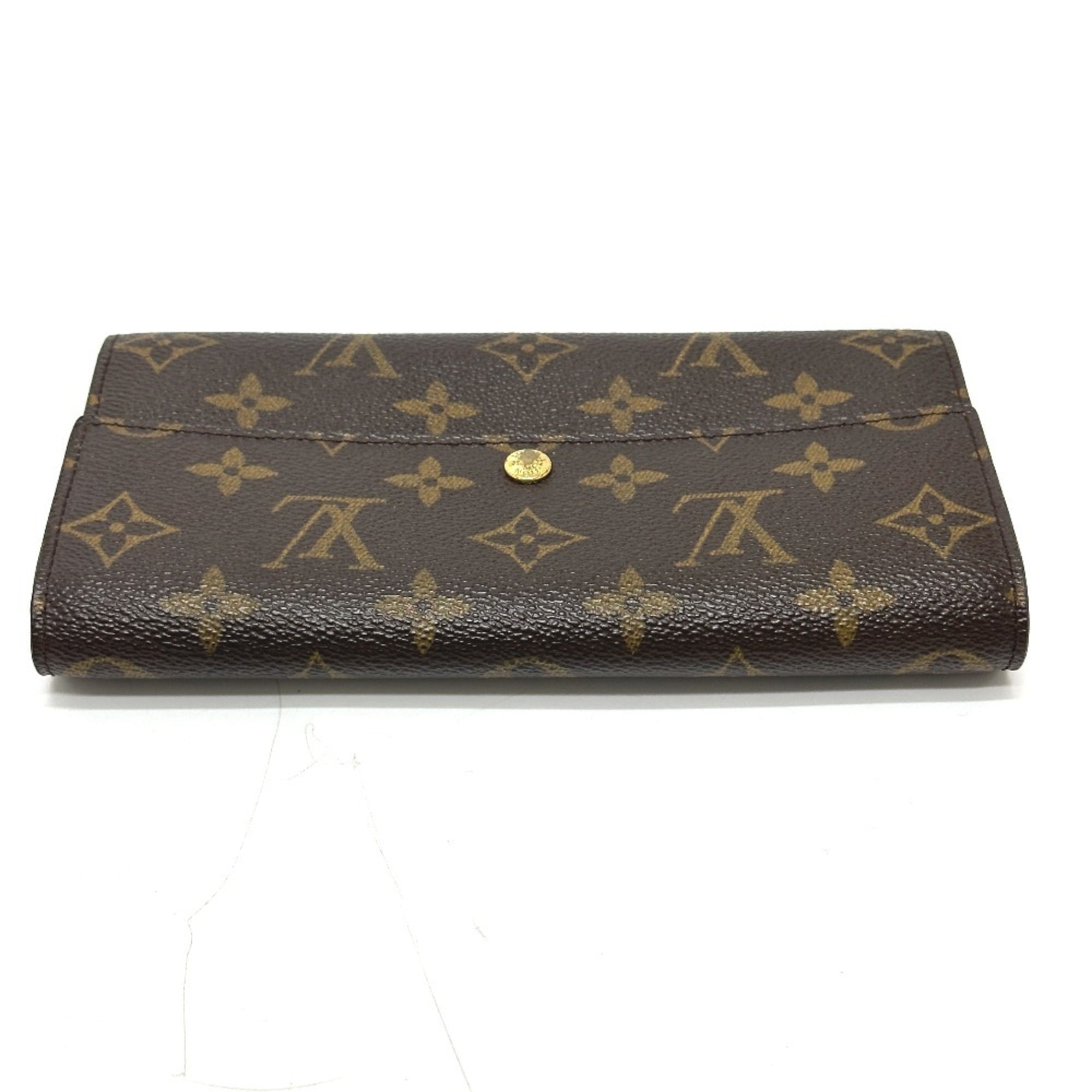 Louis Vuitton Brown Galle Monogram Monogram Long Wallet (Bi-Fold) (Pre-Owned)