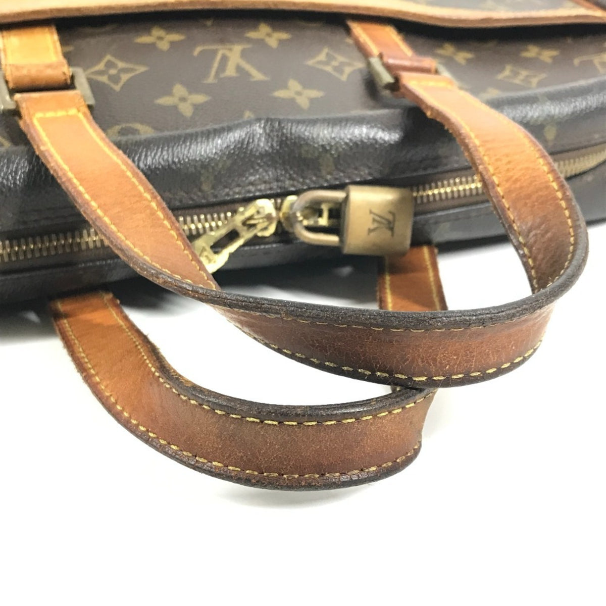 Louis Vuitton Brown Monogram Handbag Tote Bag (Pre-Owned)