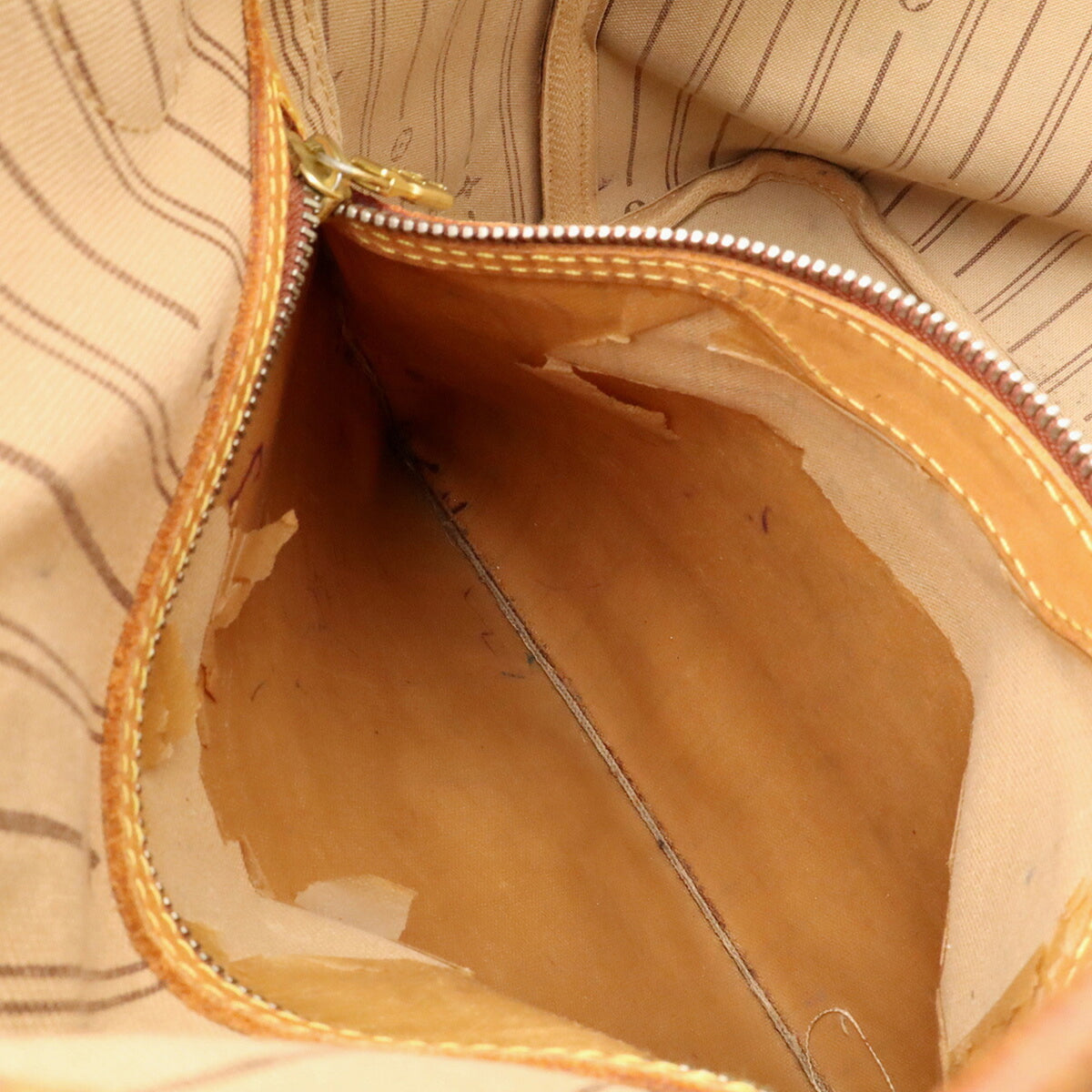Louis Vuitton Brown Galle Monogram White Monogram Shoulder Bag Tote Bag (Pre-Owned)