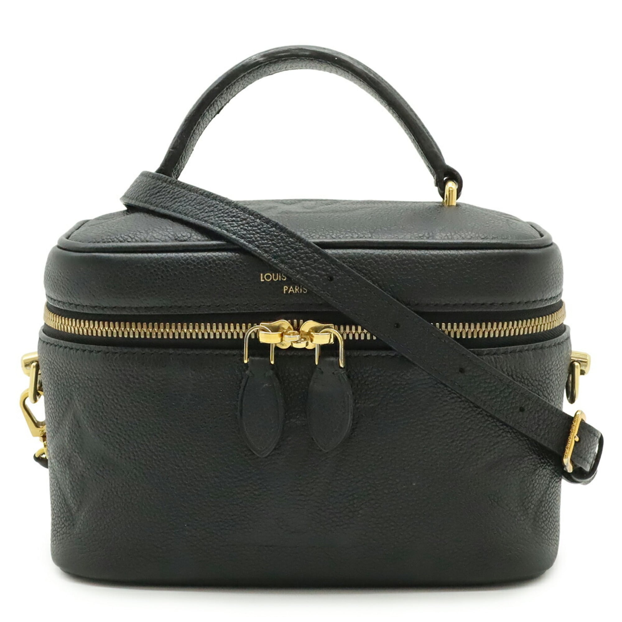 Louis Vuitton Noir Monogram Empreinte Leather Handbag Shoulder Bag (Pre-Owned)