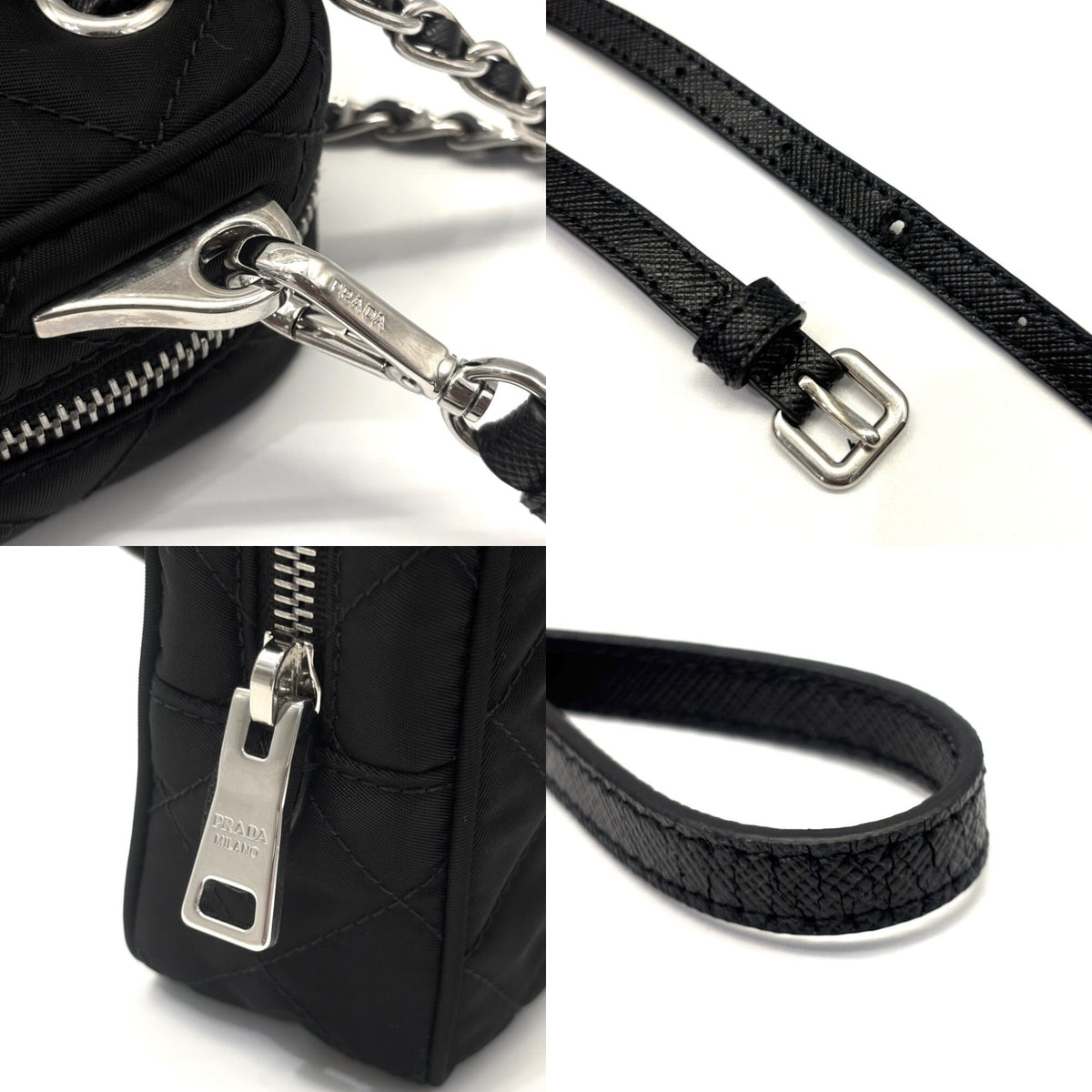 Prada Black Nylon Shoulder Bag (Pre-Owned)