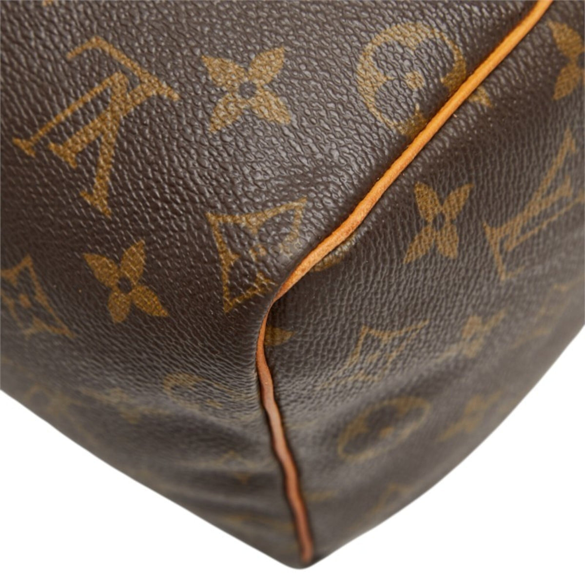 Louis Vuitton Brown Pvc Leather Boston Bag Handbag (Pre-Owned)
