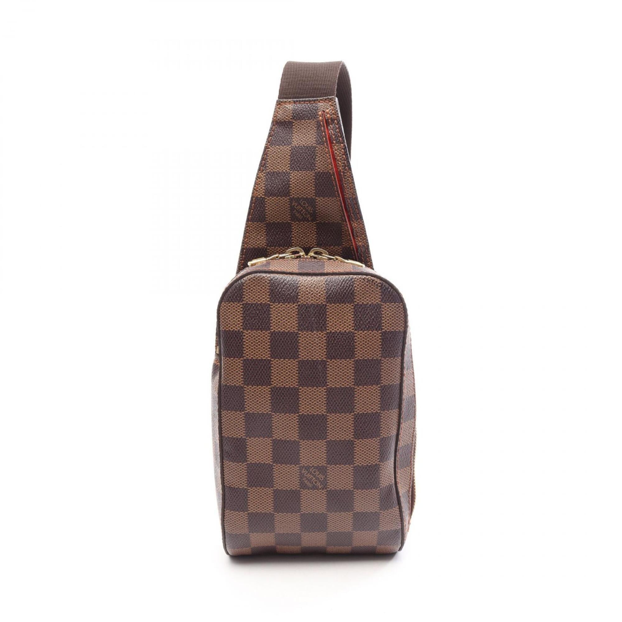 Louis Vuitton Brown Coated Canvas Fanny Pack Handbag (Pre-Owned)