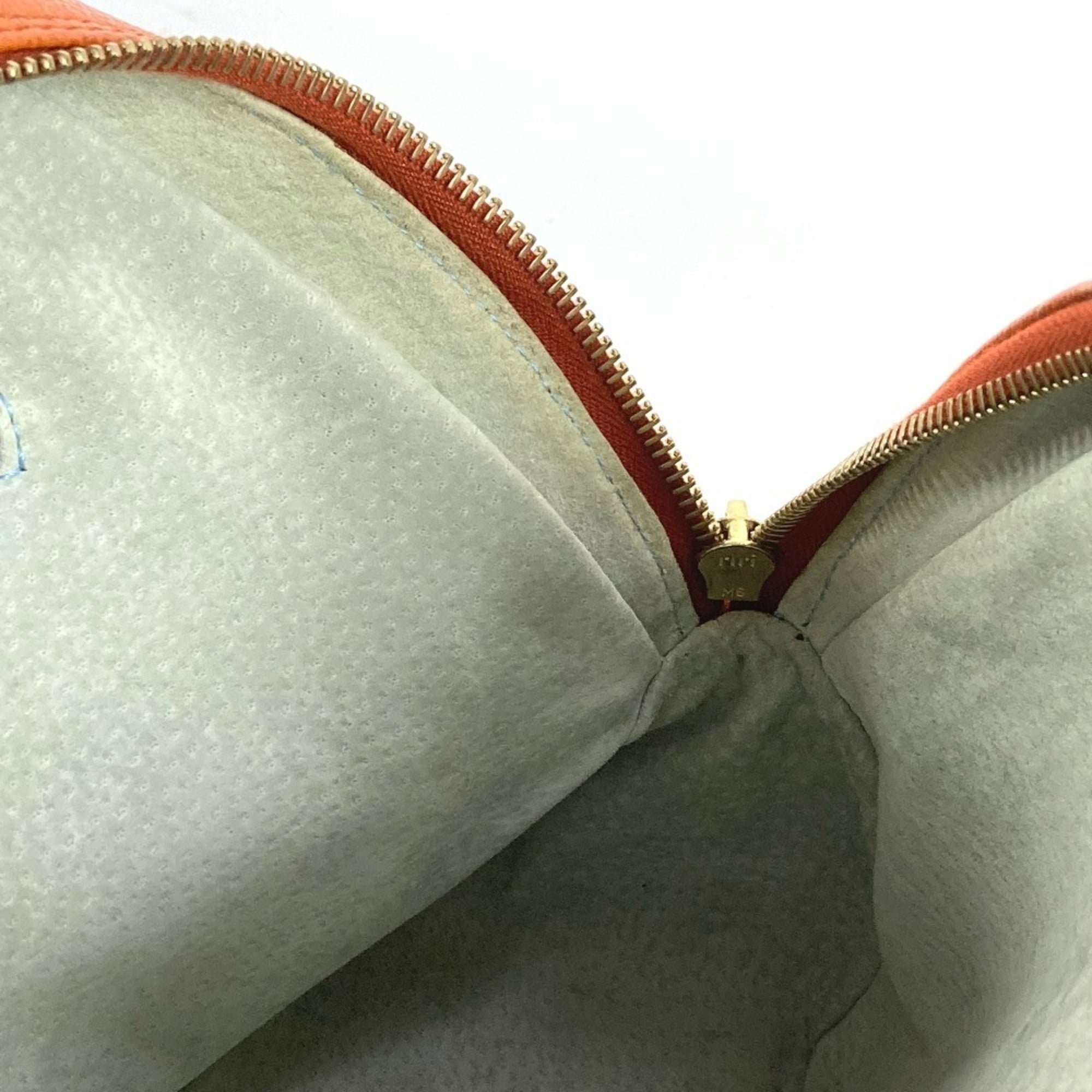 Bvlgari Brown Leather Boston Bag Shoulder Bag (Pre-Owned)