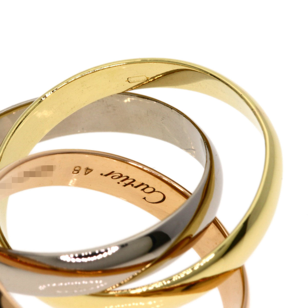 Cartier Yellow Gold (18K) Pink Gold (18K) White Gold (18K) Band Ring (Pre-Owned)