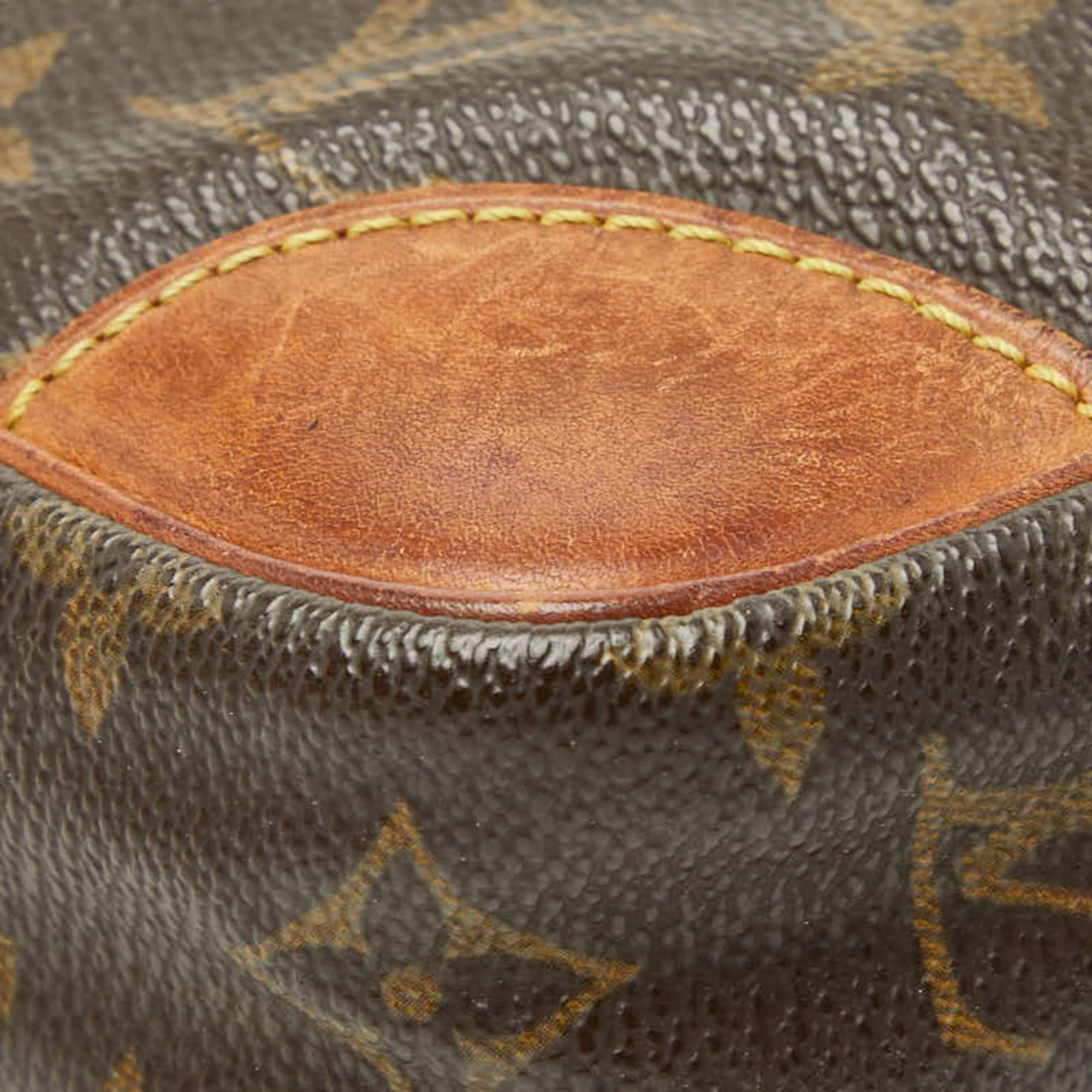 Louis Vuitton Brown Pvc Leather Clutch Bag (Pre-Owned)