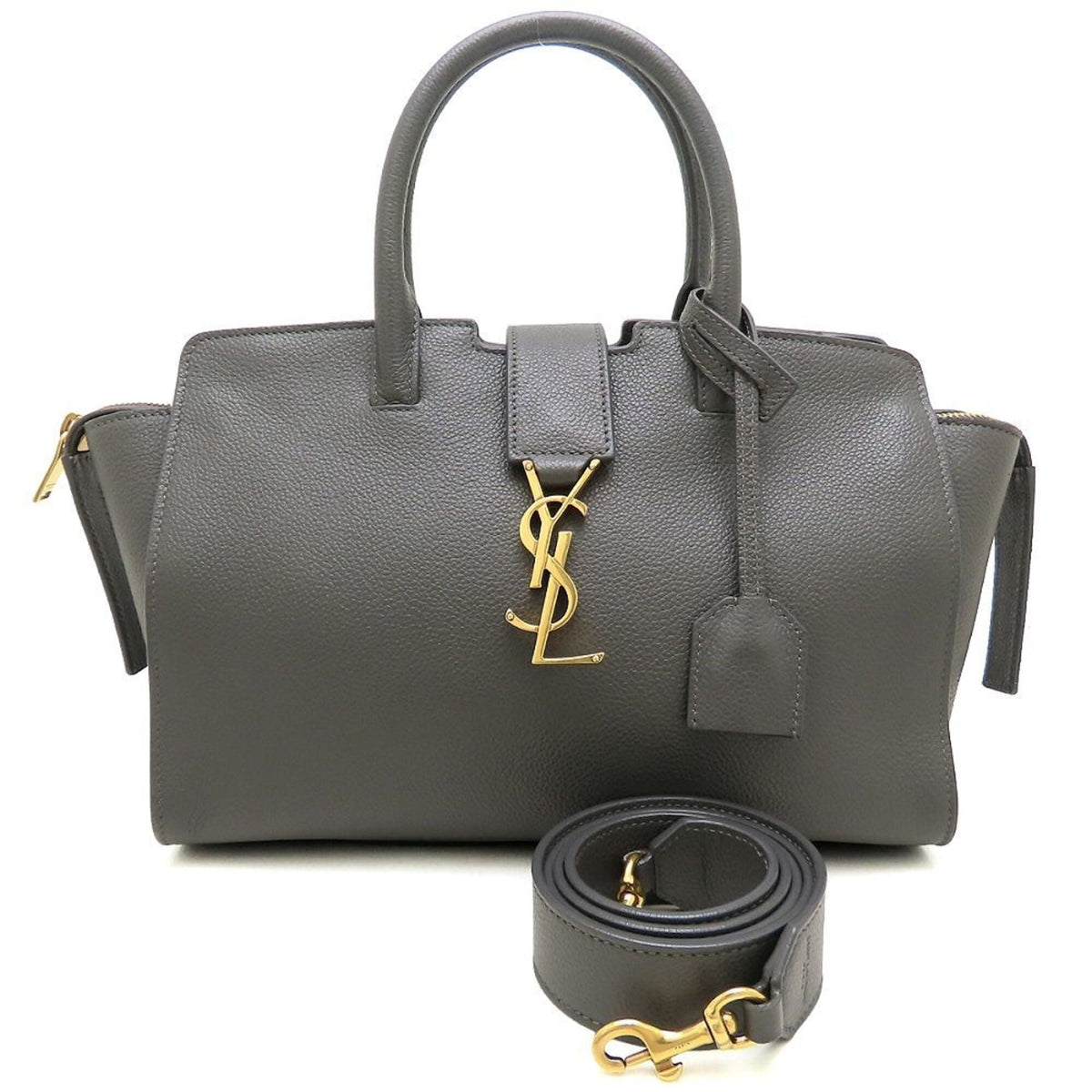 Saint Laurent Gray Handbag (Pre-Owned)