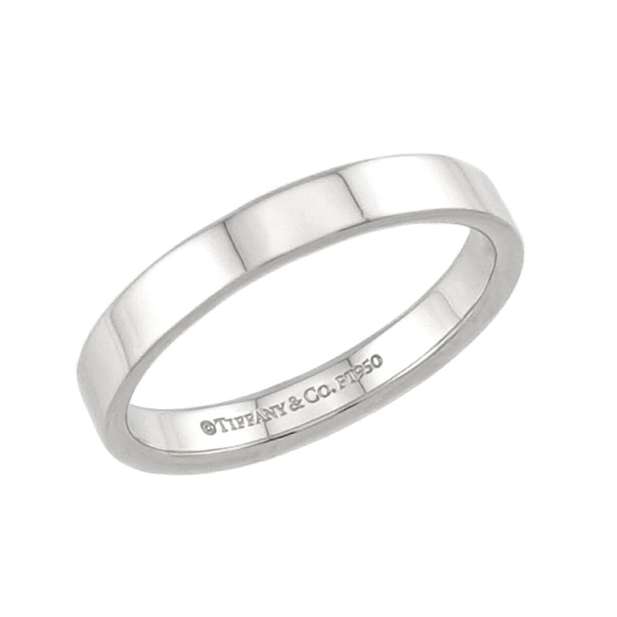 Tiffany Platinum 950 Band Ring (Pre-Owned)
