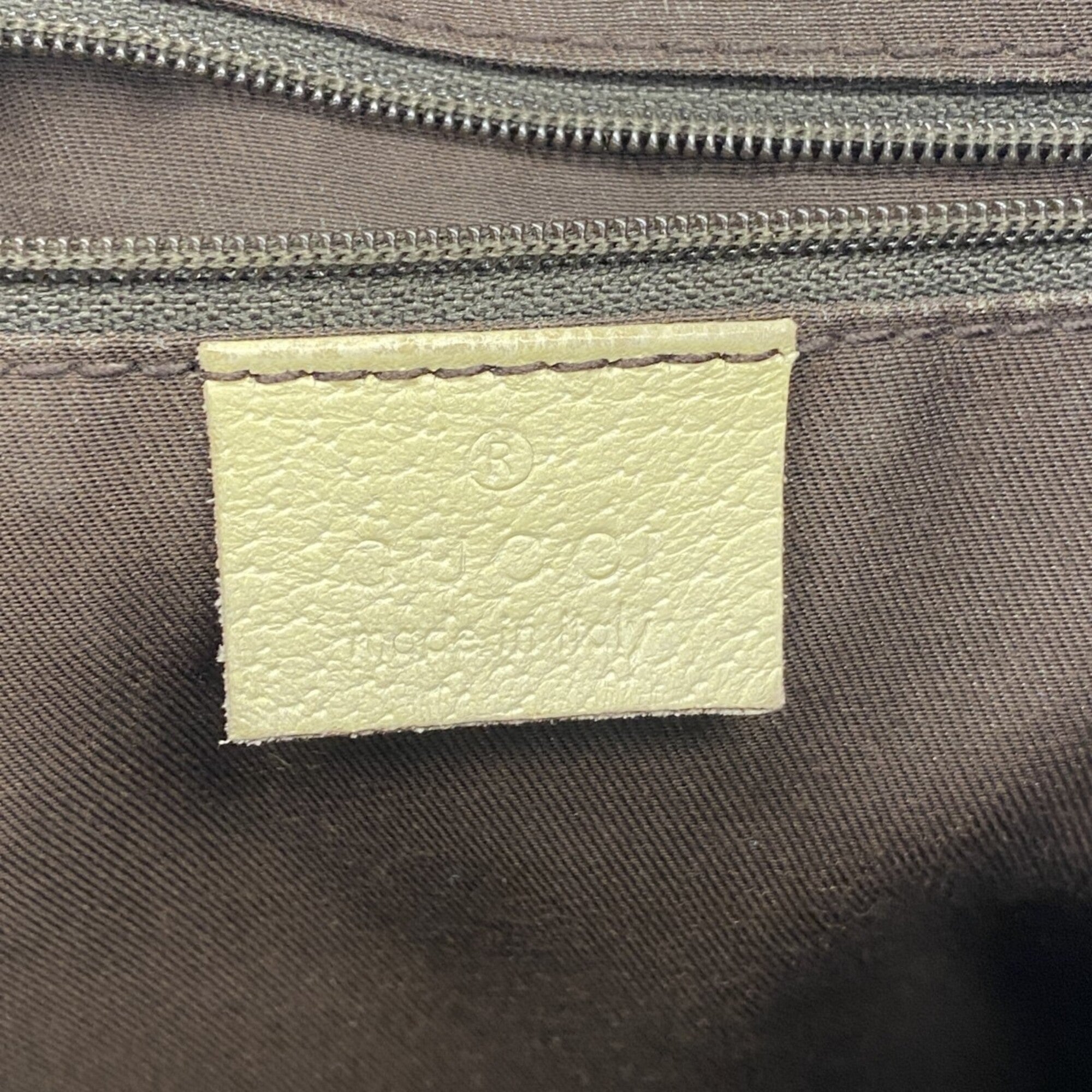 Gucci Brown Canvas Shoulder Bag (Pre-Owned)