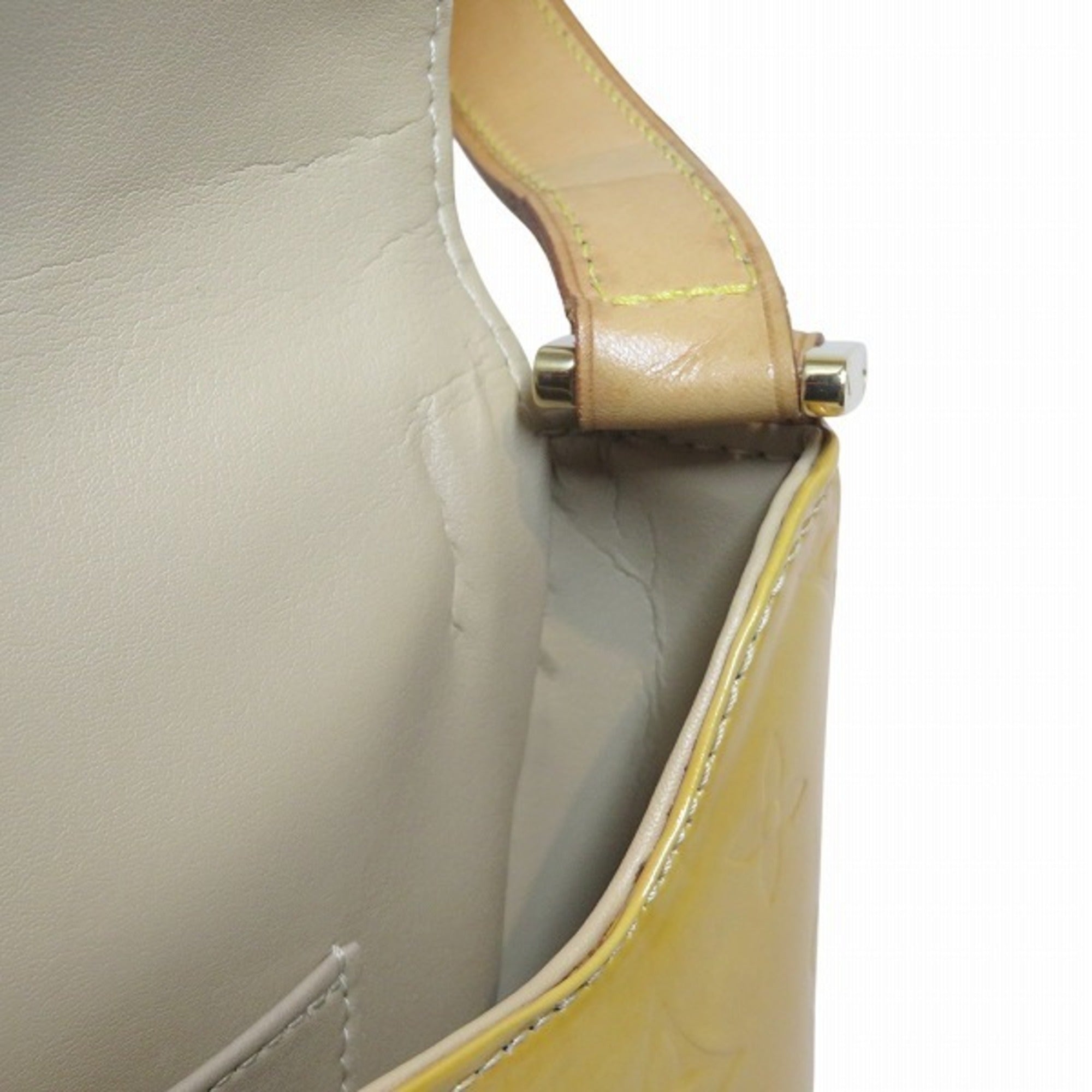 Louis Vuitton Jaune Leather Handbag Shoulder Bag (Pre-Owned)