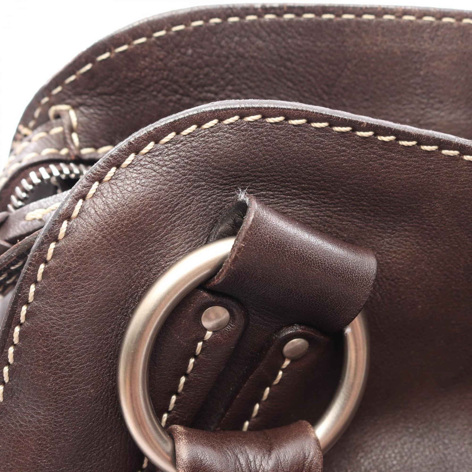 Celine Brown Leather Handbag (Pre-Owned)
