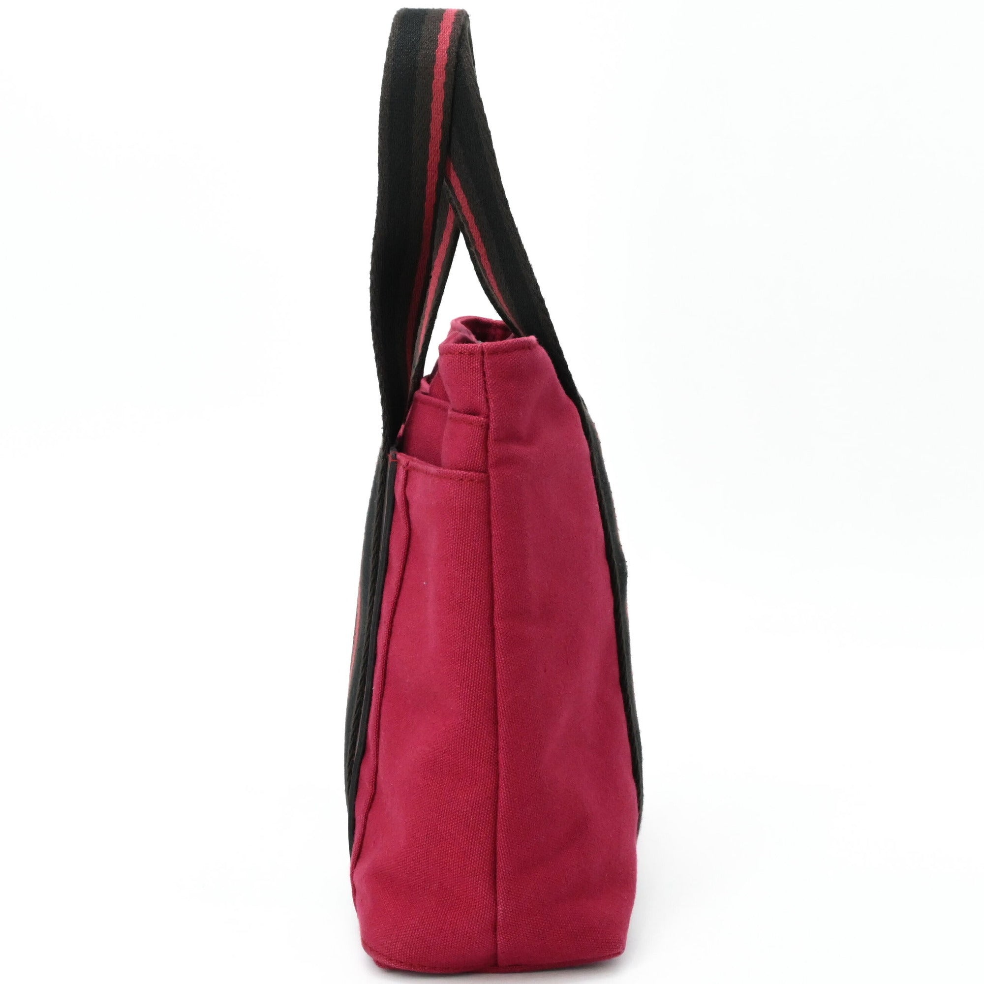 Hermes Pink Canvas Handbag (Pre-Owned)
