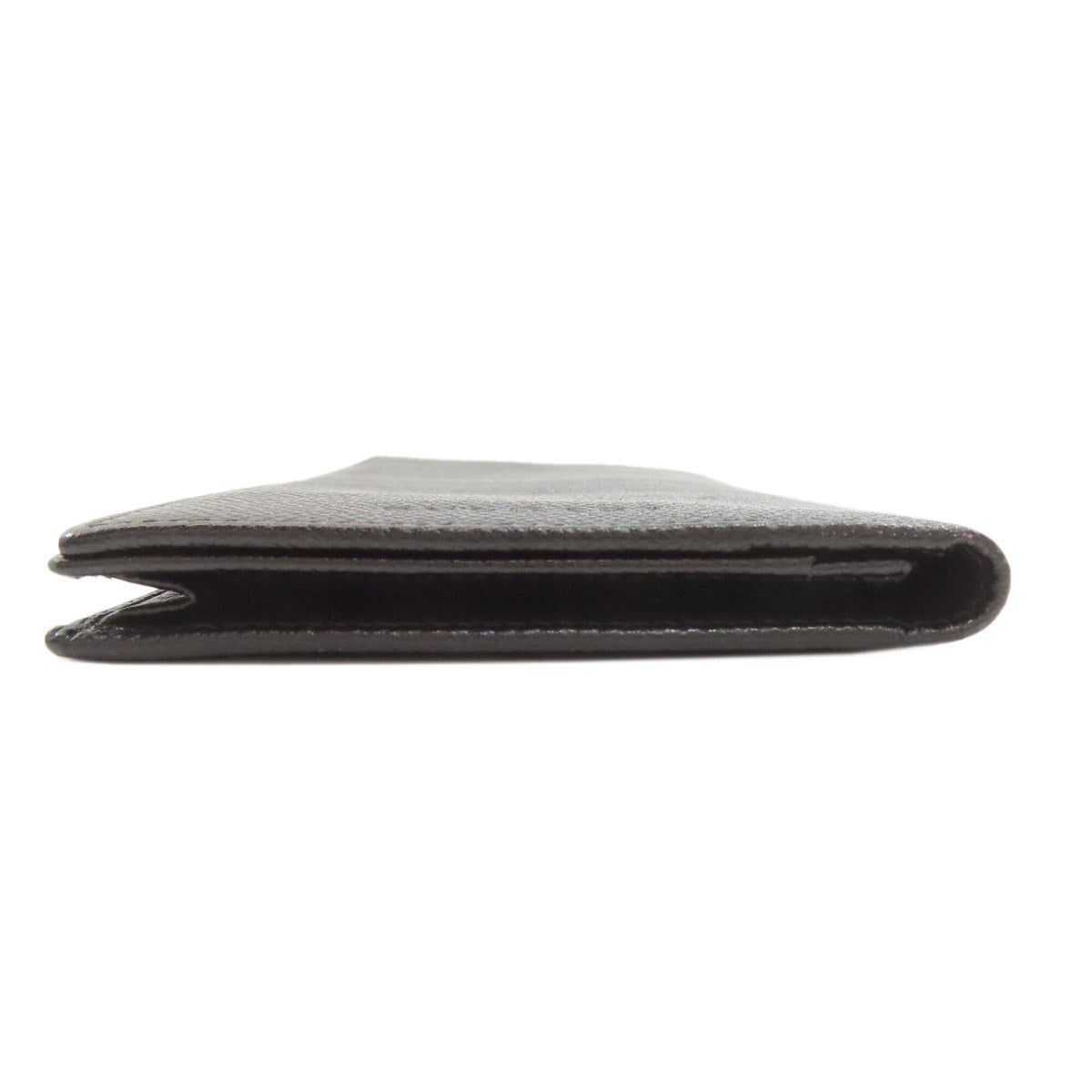 Bvlgari Black Leather Long Wallet (Bi-Fold) (Pre-Owned)