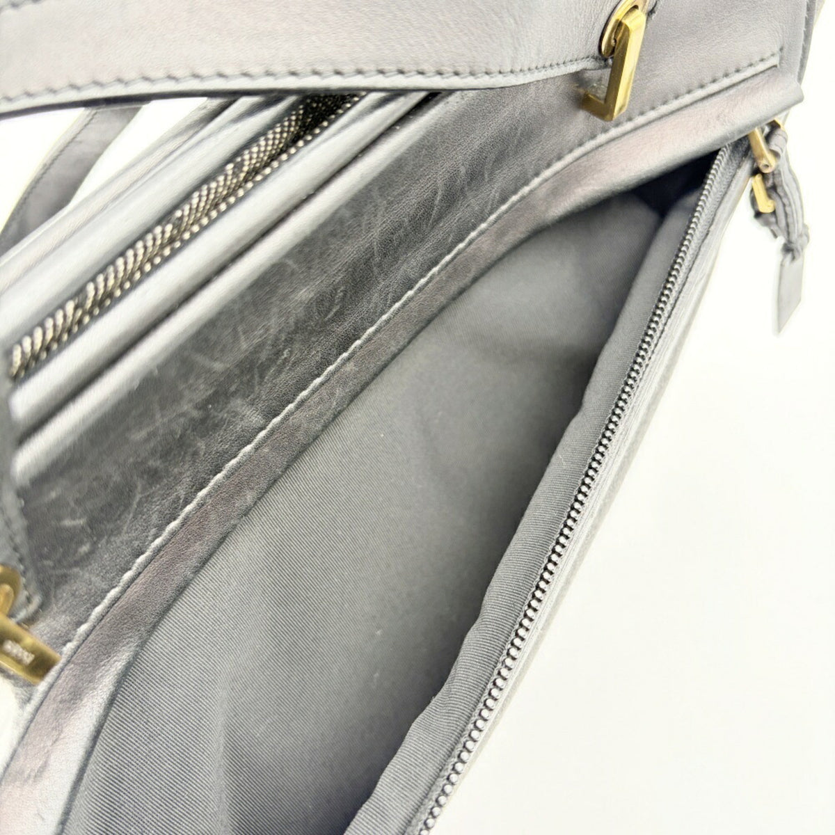 Gucci Black Canvas Leather Tote Bag (Pre-Owned)