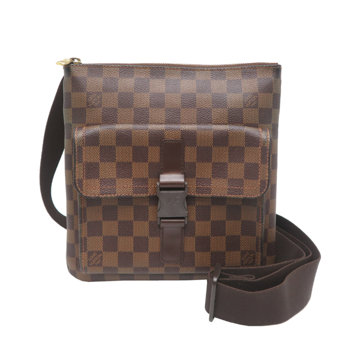 Louis Vuitton Brown Damier Azur Pochette Shoulder Bag (Pre-Owned)
