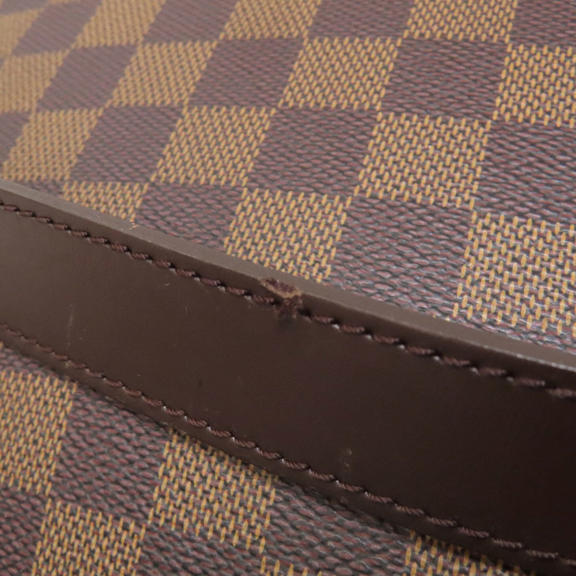 Louis Vuitton Brown Damier Canvas Ebene Damier Canvas Shoulder Bag (Pre-Owned)