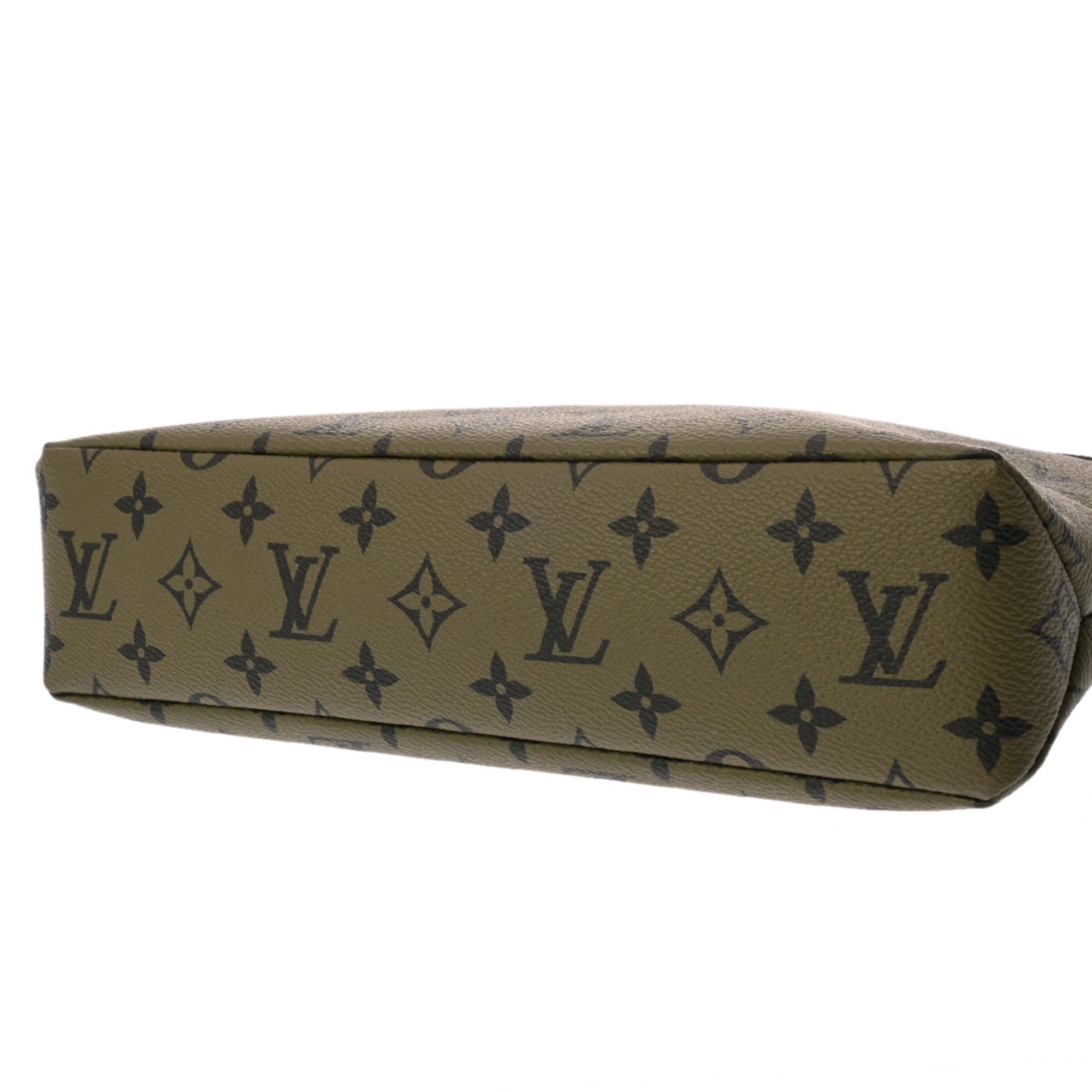 Louis Vuitton Khaki Monogram Handbag (Pre-Owned)