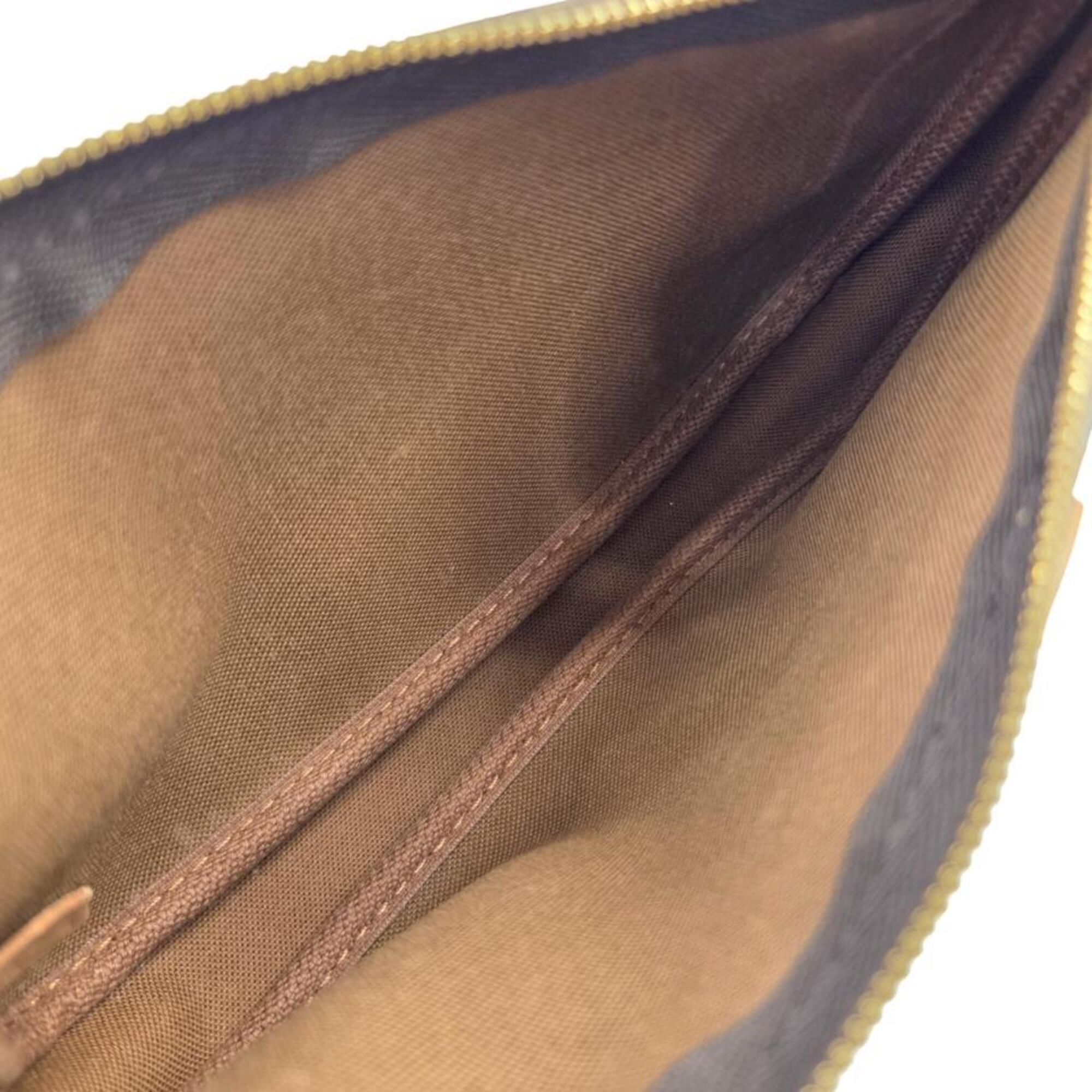 Louis Vuitton Brown Monogram Pochette Pouch Shoulder Bag (Pre-Owned)