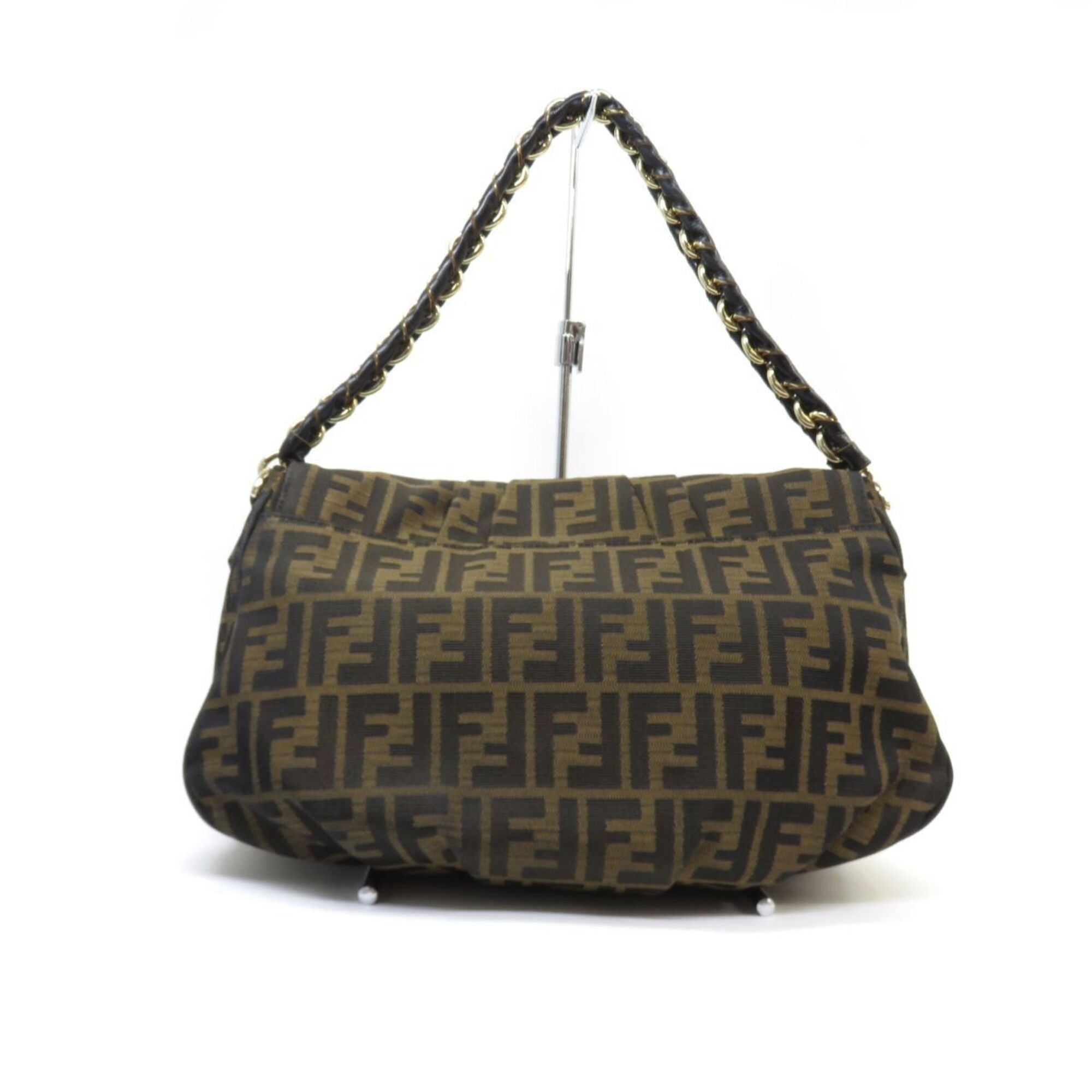 Fendi Brown Dark Brown Shoulder Bag (Pre-Owned)