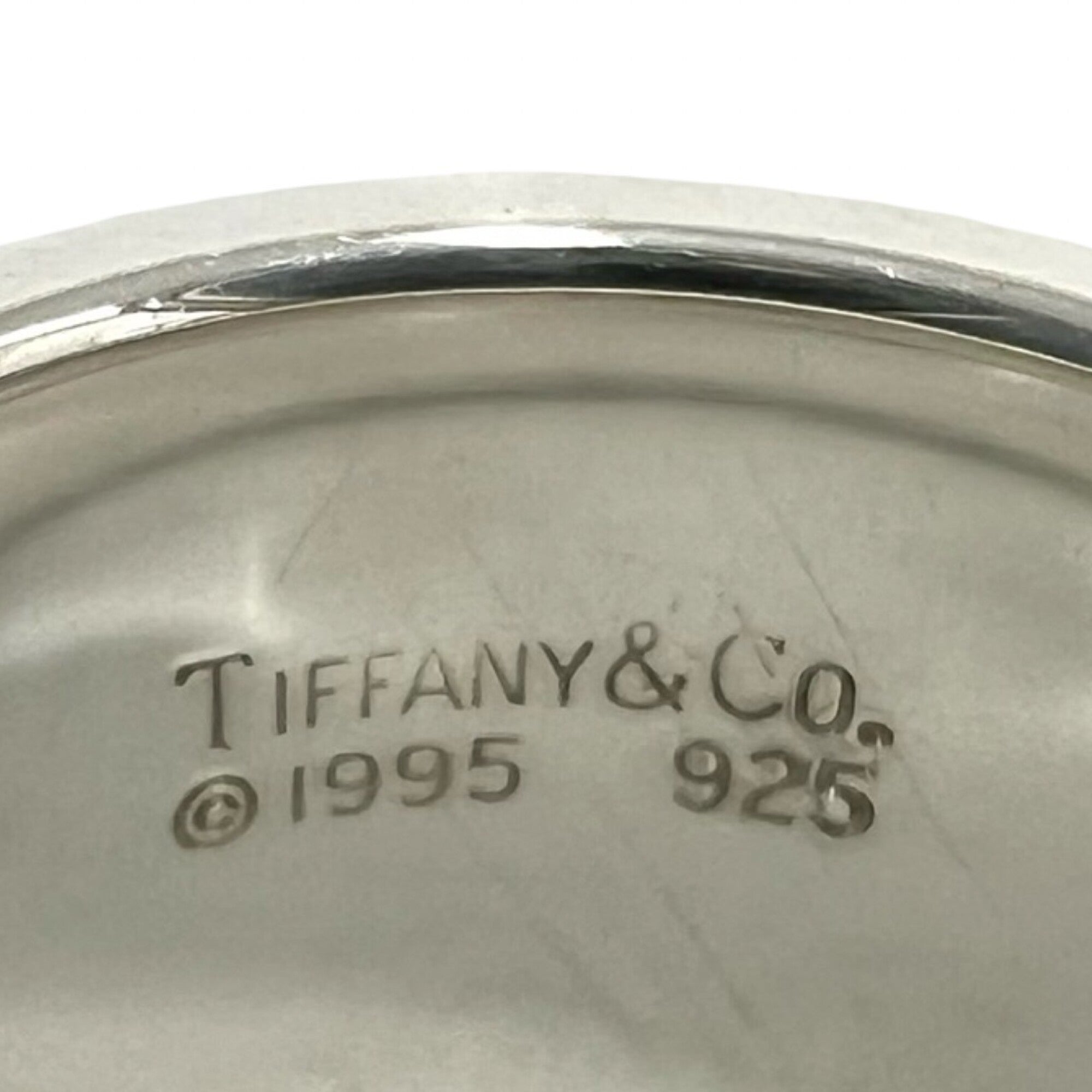 Tiffany Silver Silver 925 Band Ring (Pre-Owned)