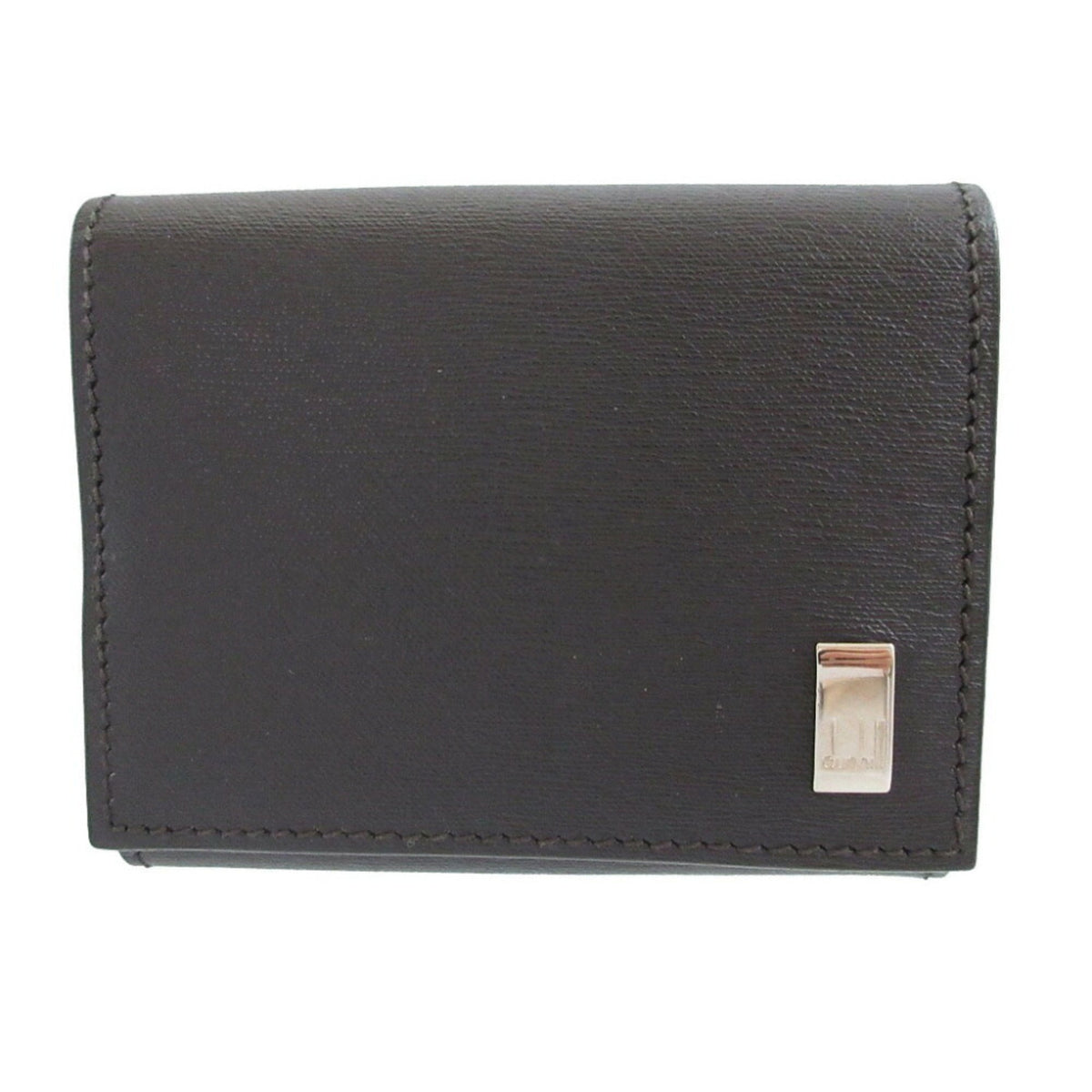 Dunhill Brown Leather Coin Purse/Coin Case (Pre-Owned)