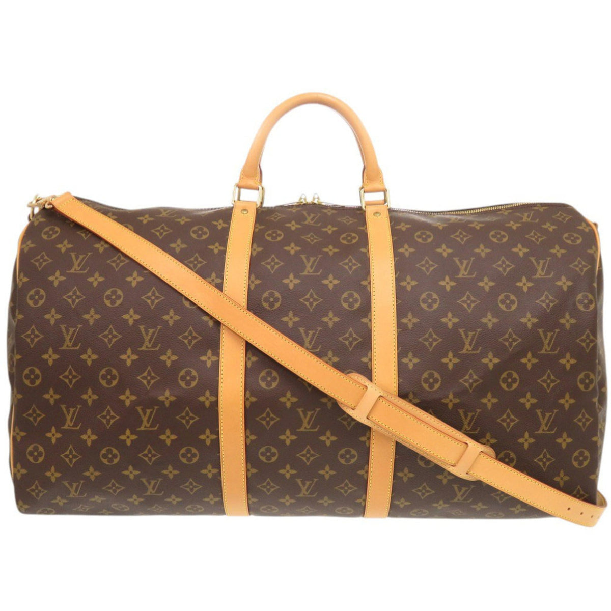 Louis Vuitton Brown Monogram Boston Bag (Pre-Owned)