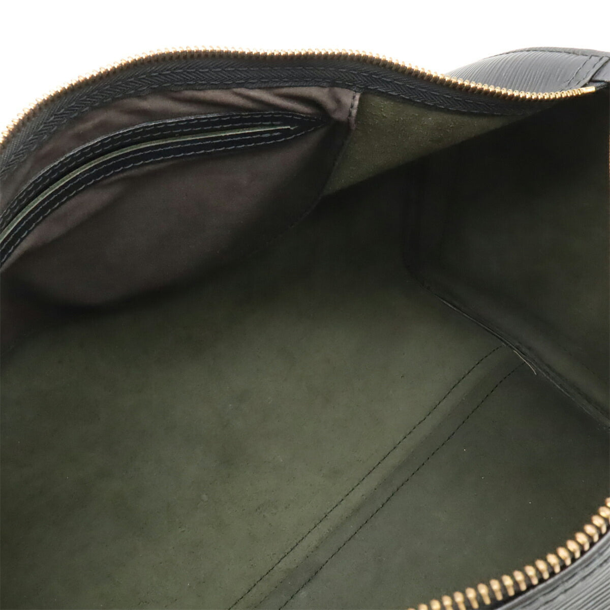 Louis Vuitton Black Noir Epi Leather Boston Bag Handbag (Pre-Owned)