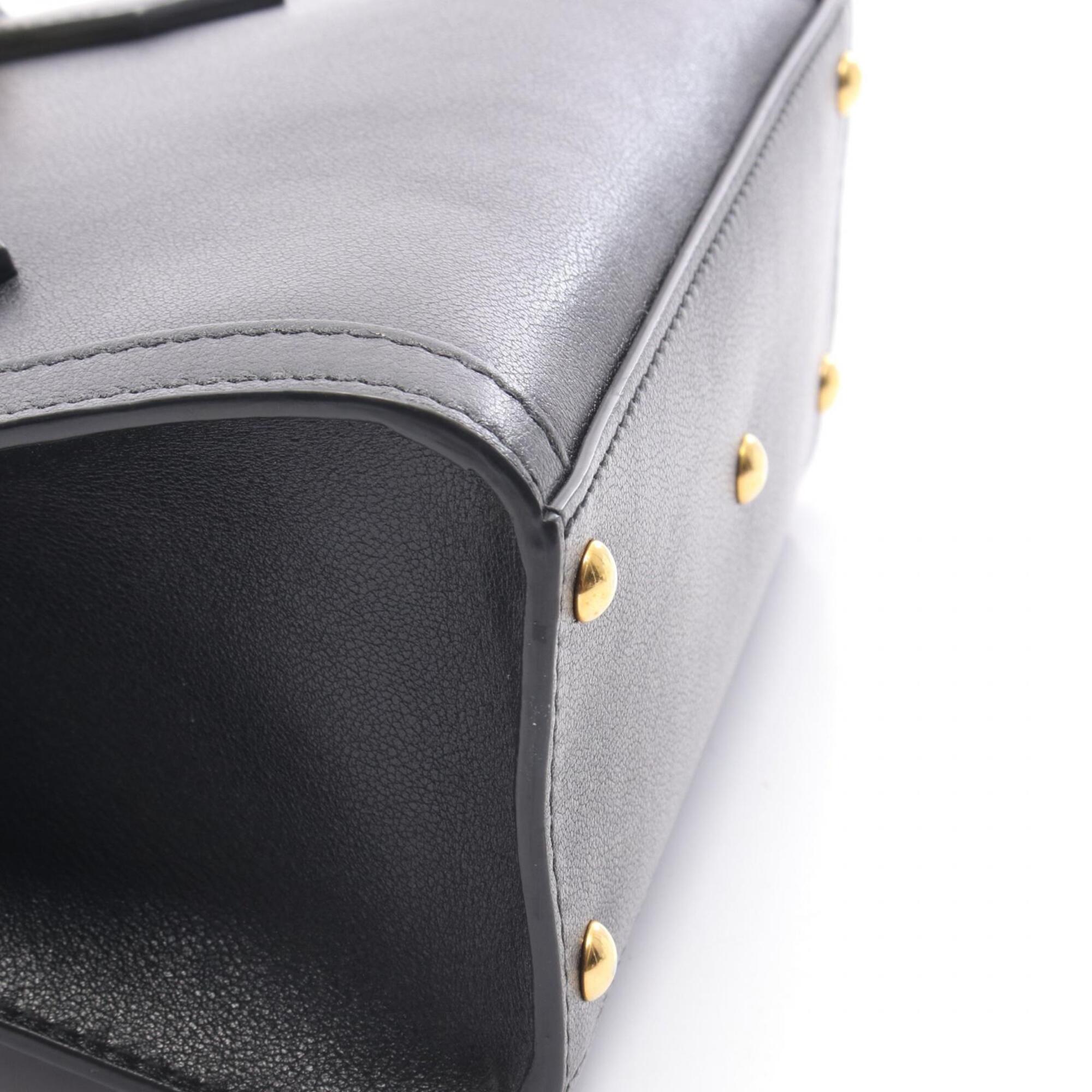 Gucci Black Leather Handbag (Pre-Owned)