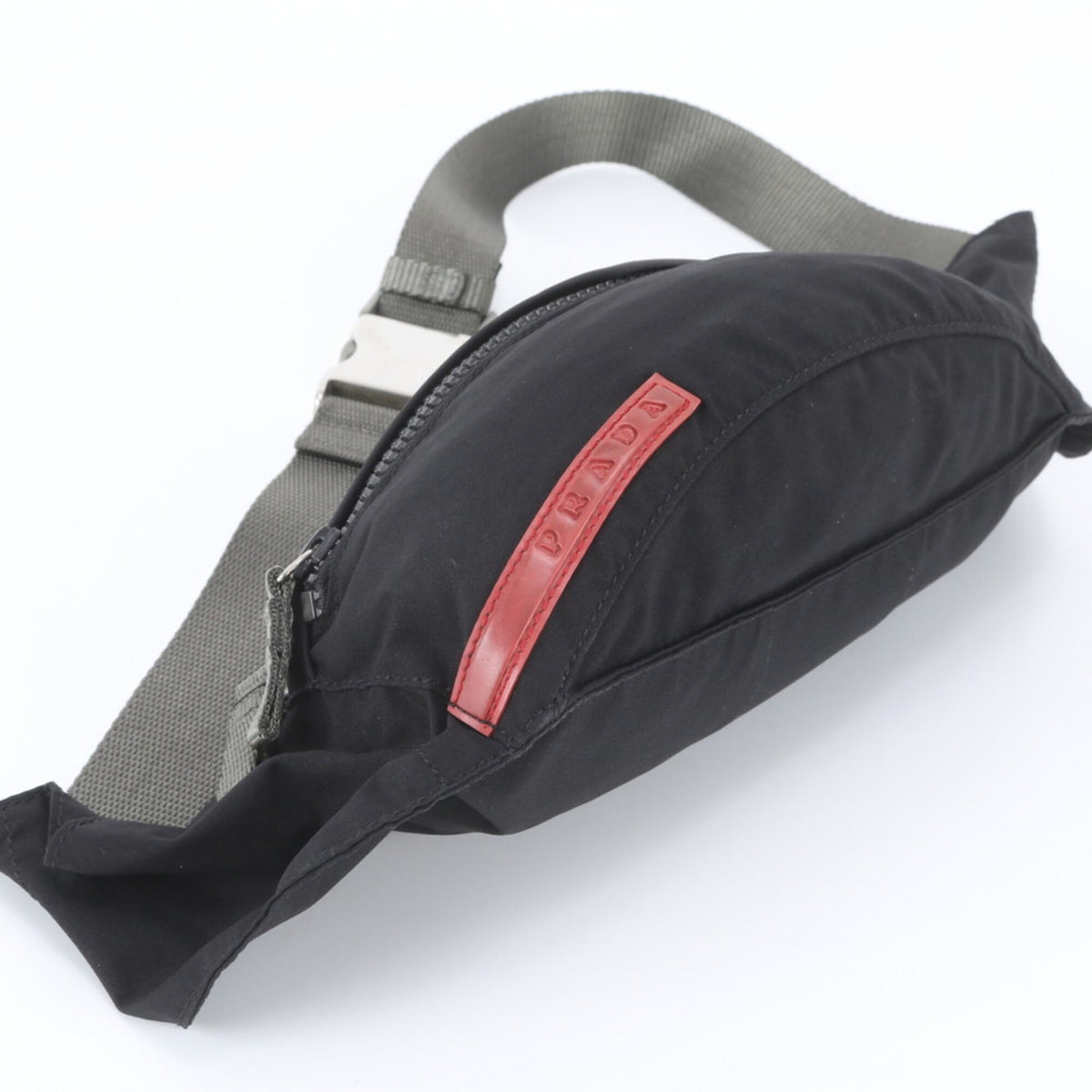 Pradasports Black Pouch Shoulder Bag Sling Bag (Pre-Owned)