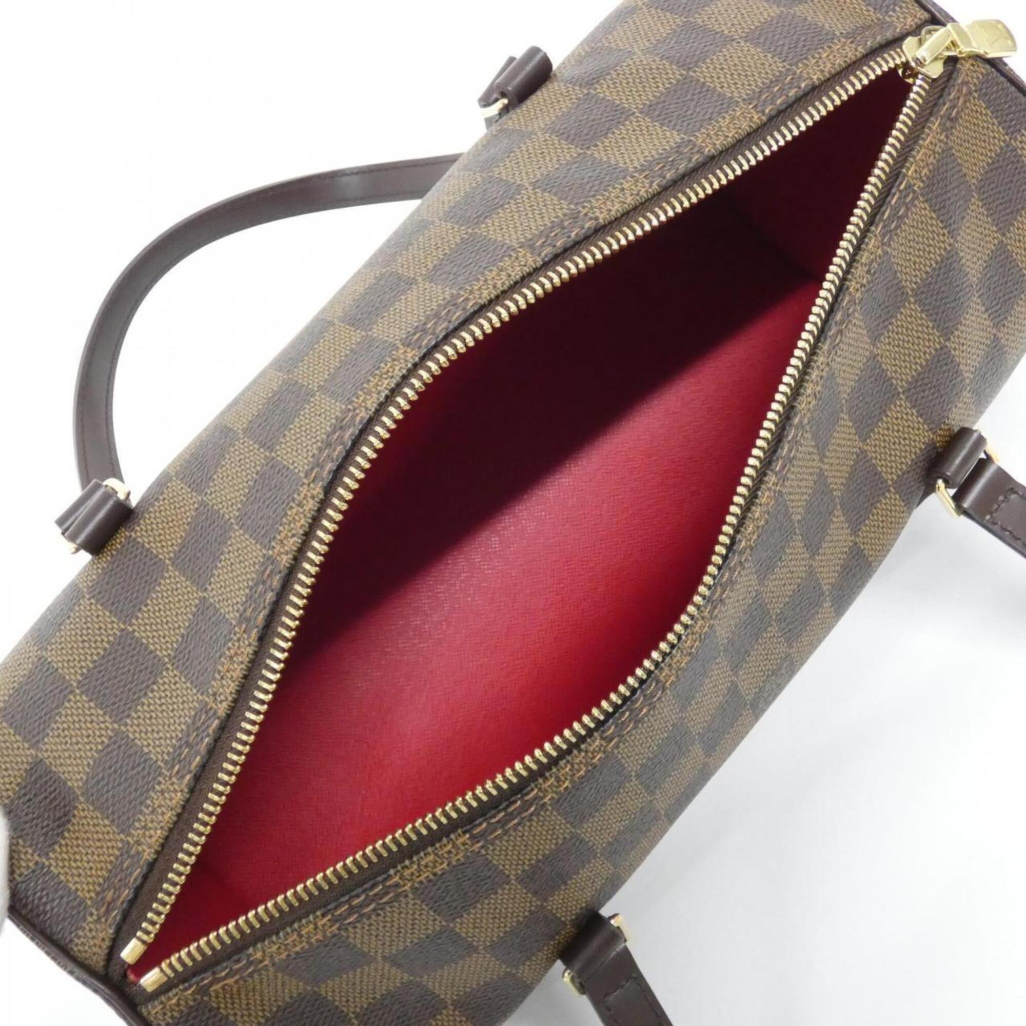 Louis Vuitton Ebene Coated Canvas Handbag Pouch (Pre-Owned)