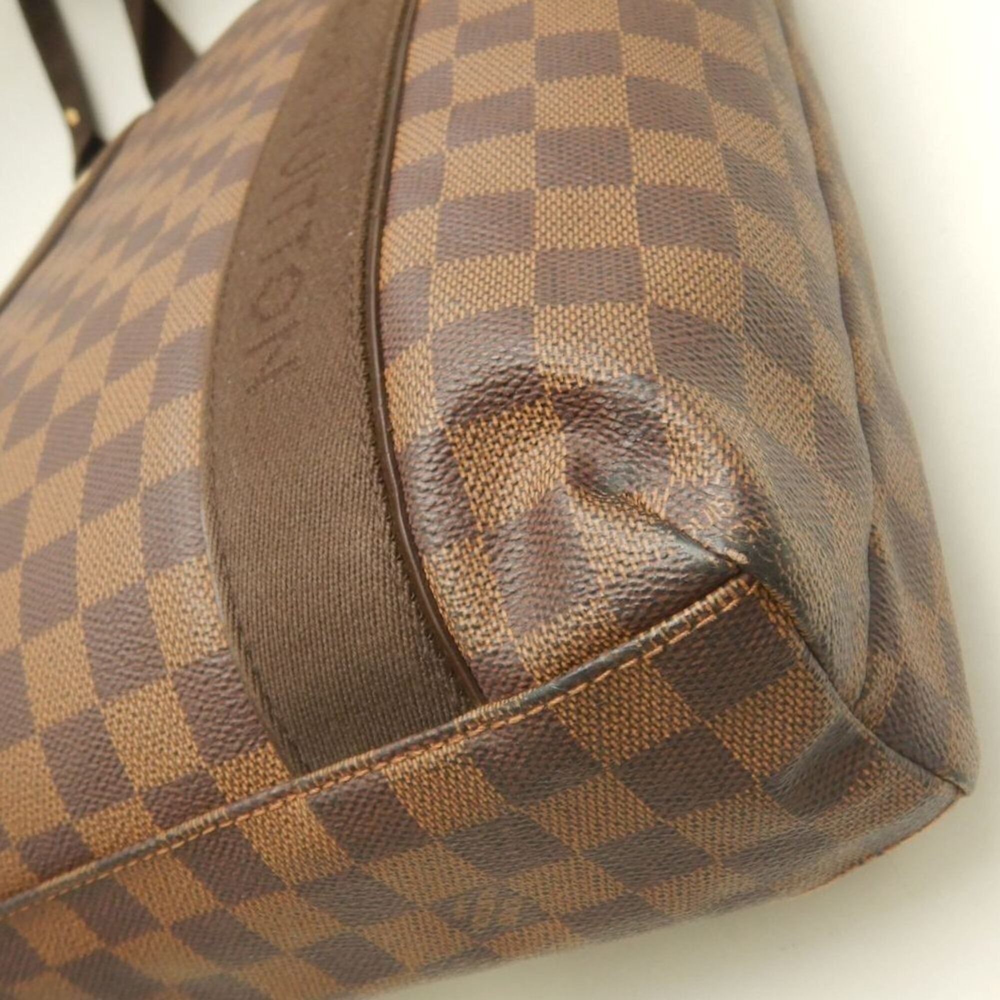 Louis Vuitton Ebene Damier Canvas Tote Bag (Pre-Owned)
