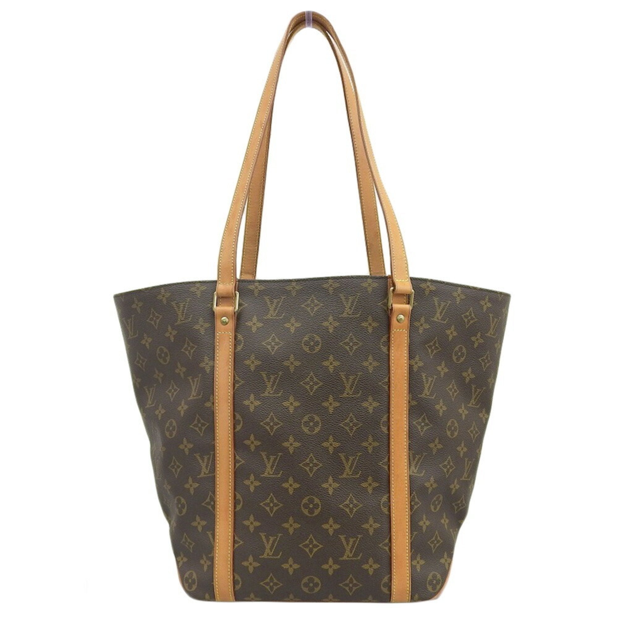 Louis Vuitton Brown Monogram Pvc Leather Shoulder Bag Tote Bag (Pre-Owned)