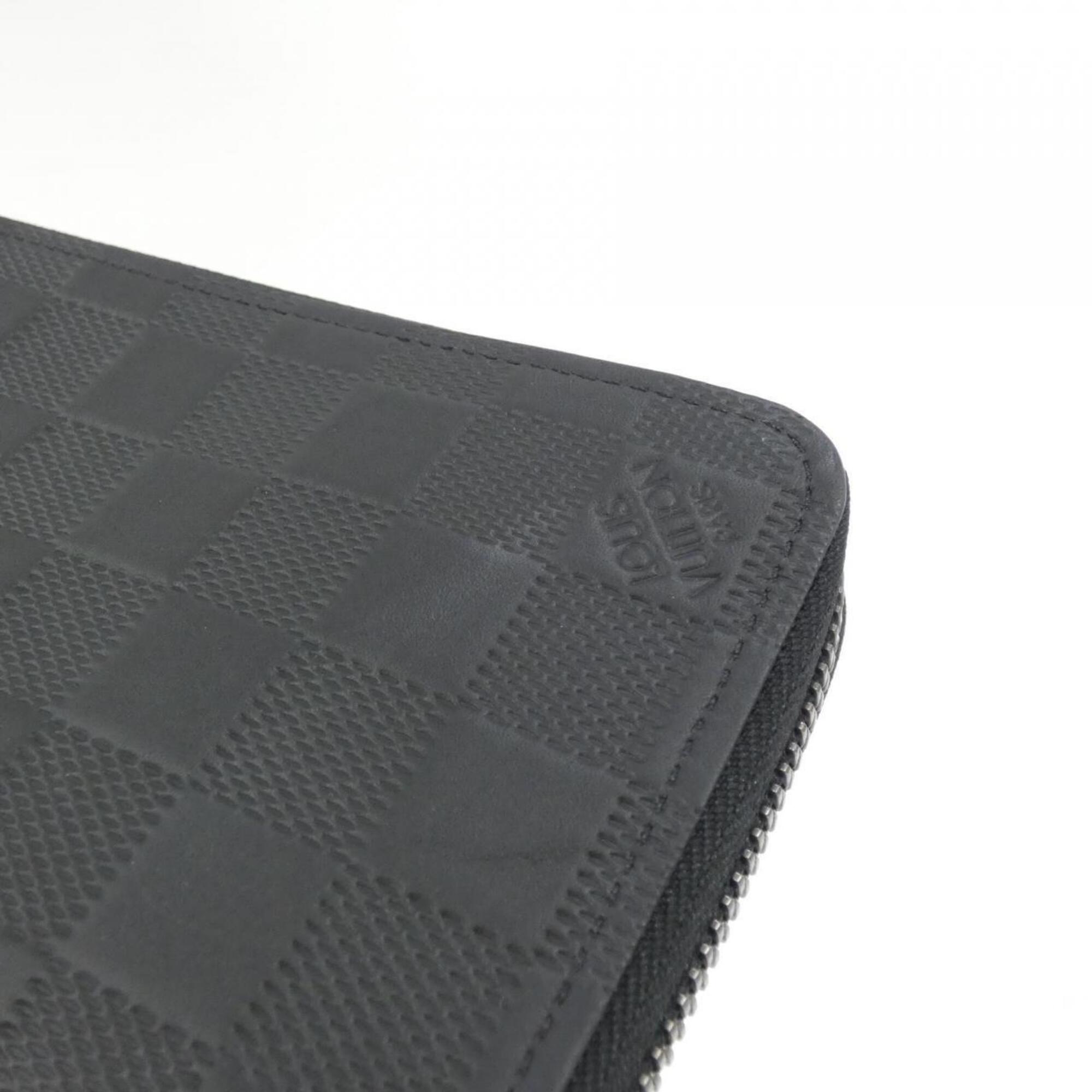 Louis Vuitton Onyx Leather Long Wallet (Bi-Fold) (Pre-Owned)