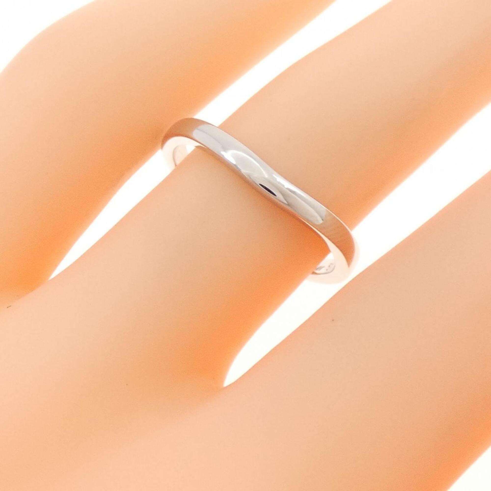 Cartier Platinum Platinum 950 Band Ring (Pre-Owned)