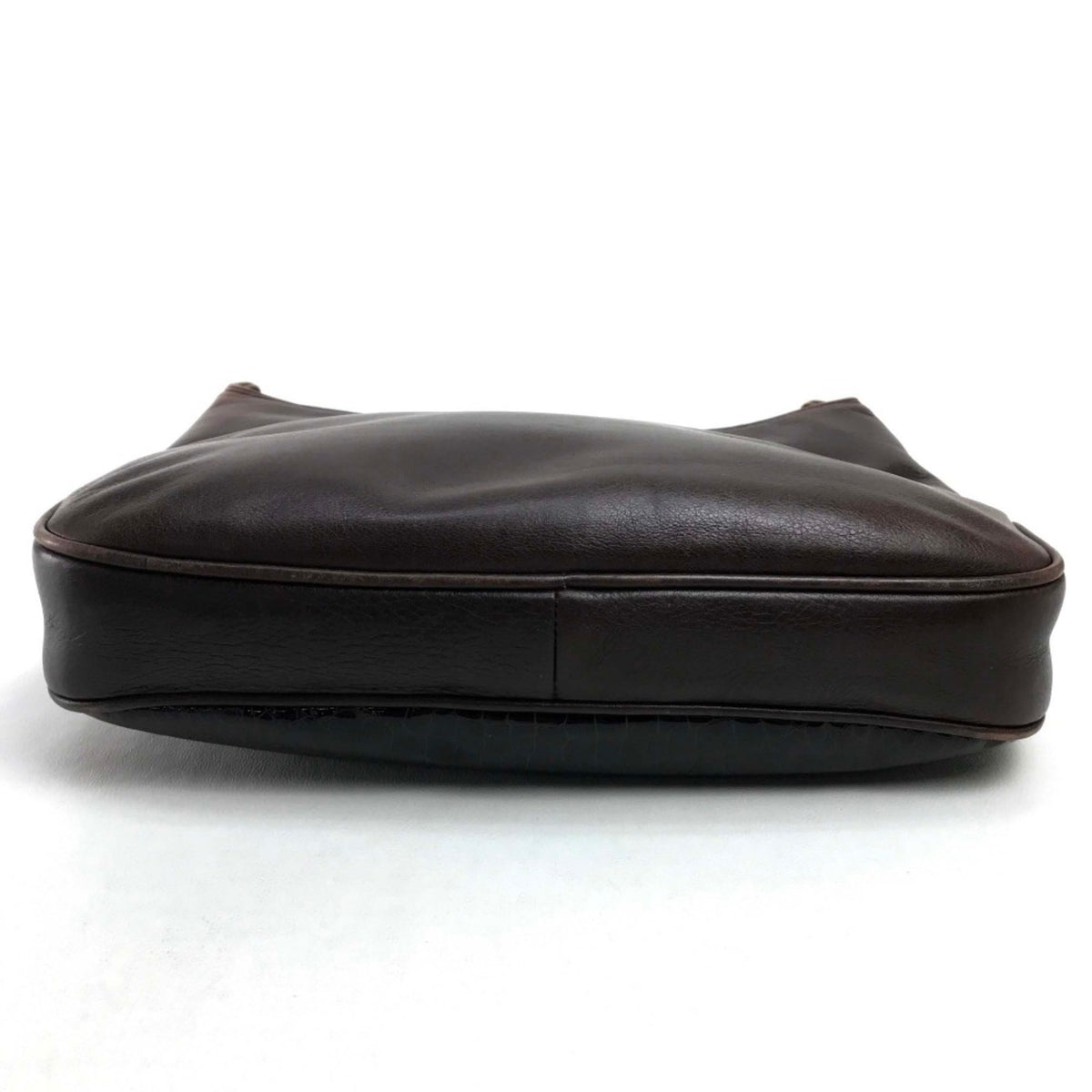 Bally Brown Leather Shoulder Bag (Pre-Owned)
