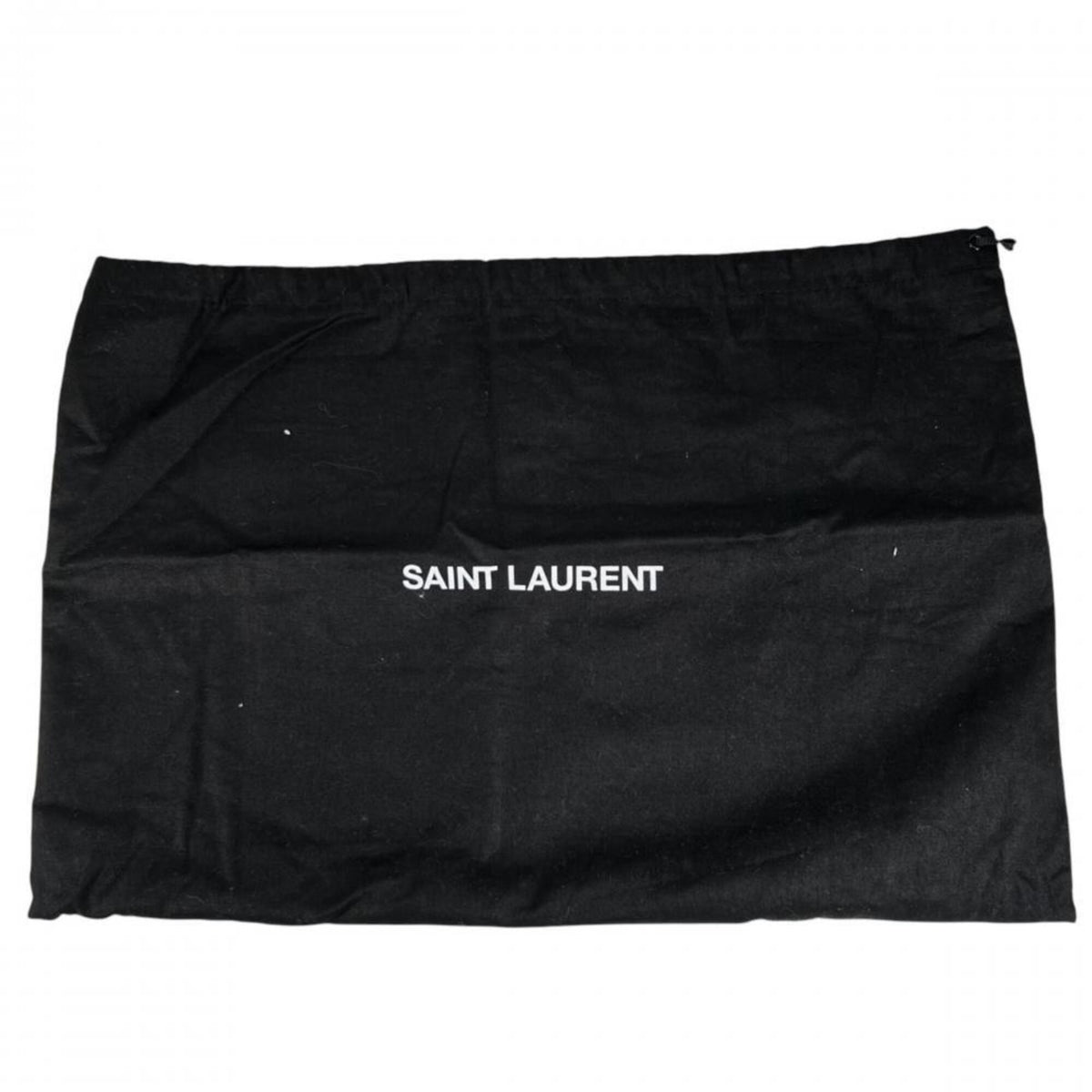 Yves Saint Laurent White Pile Fabric Leather Handbag Shoulder Bag (Pre-Owned)