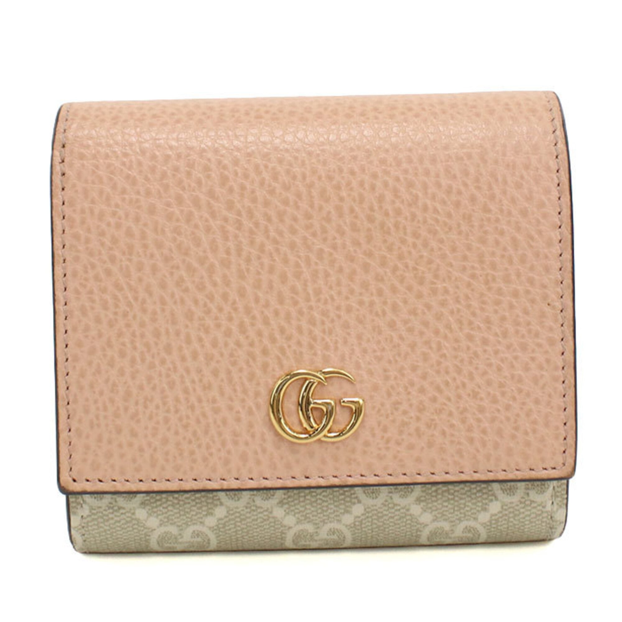 Gucci Pink Leather Wallet (Bi-Fold) (Pre-Owned)