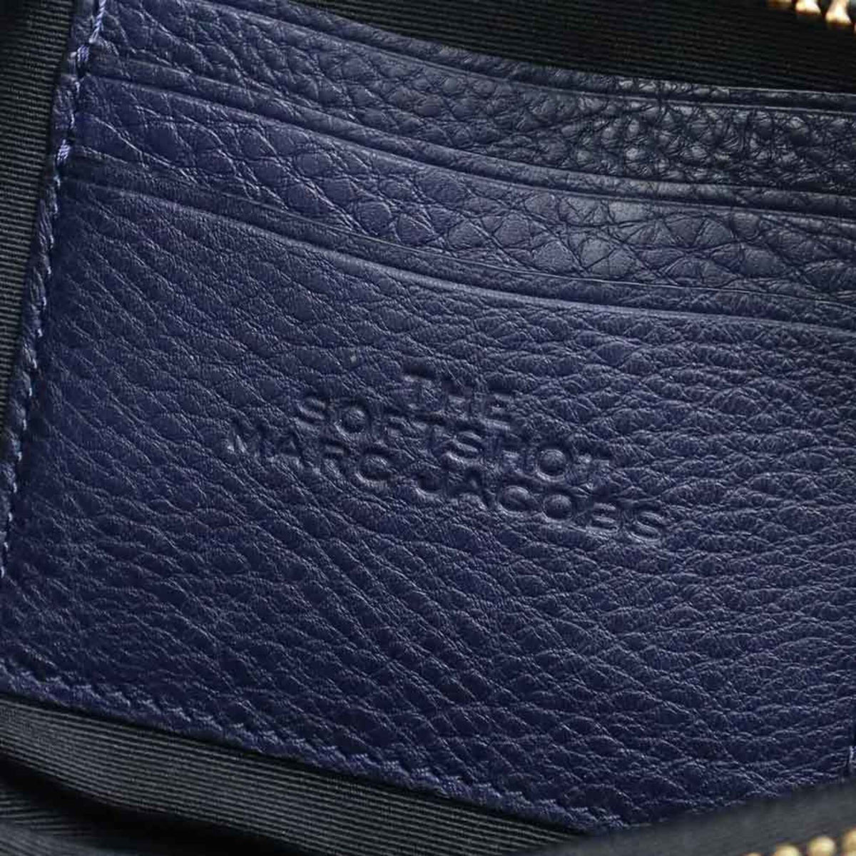 Marc Jacobs Navy Leather Handbag (Pre-Owned)