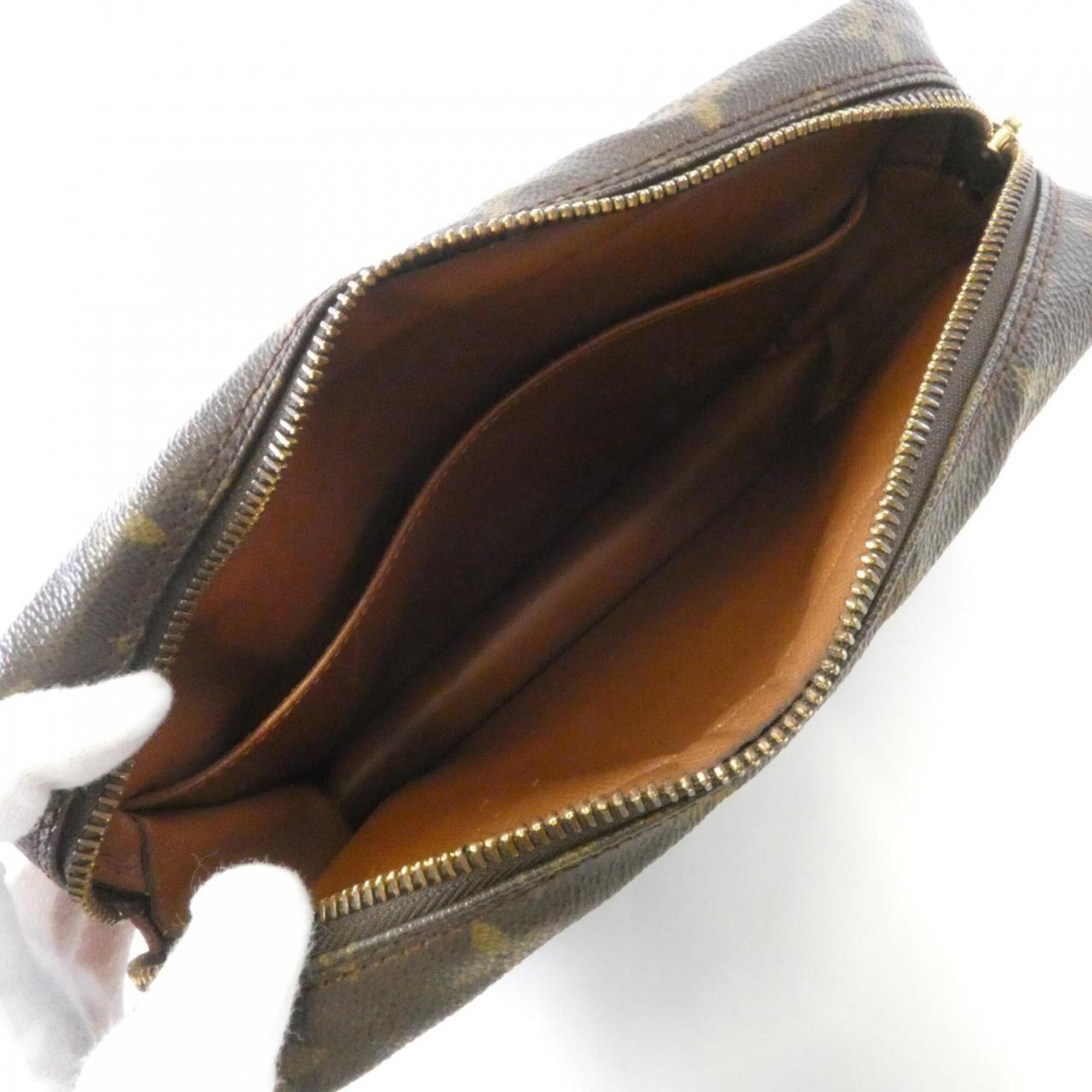 Louis Vuitton Monogram Marron Coated Canvas Handbag (Pre-Owned)