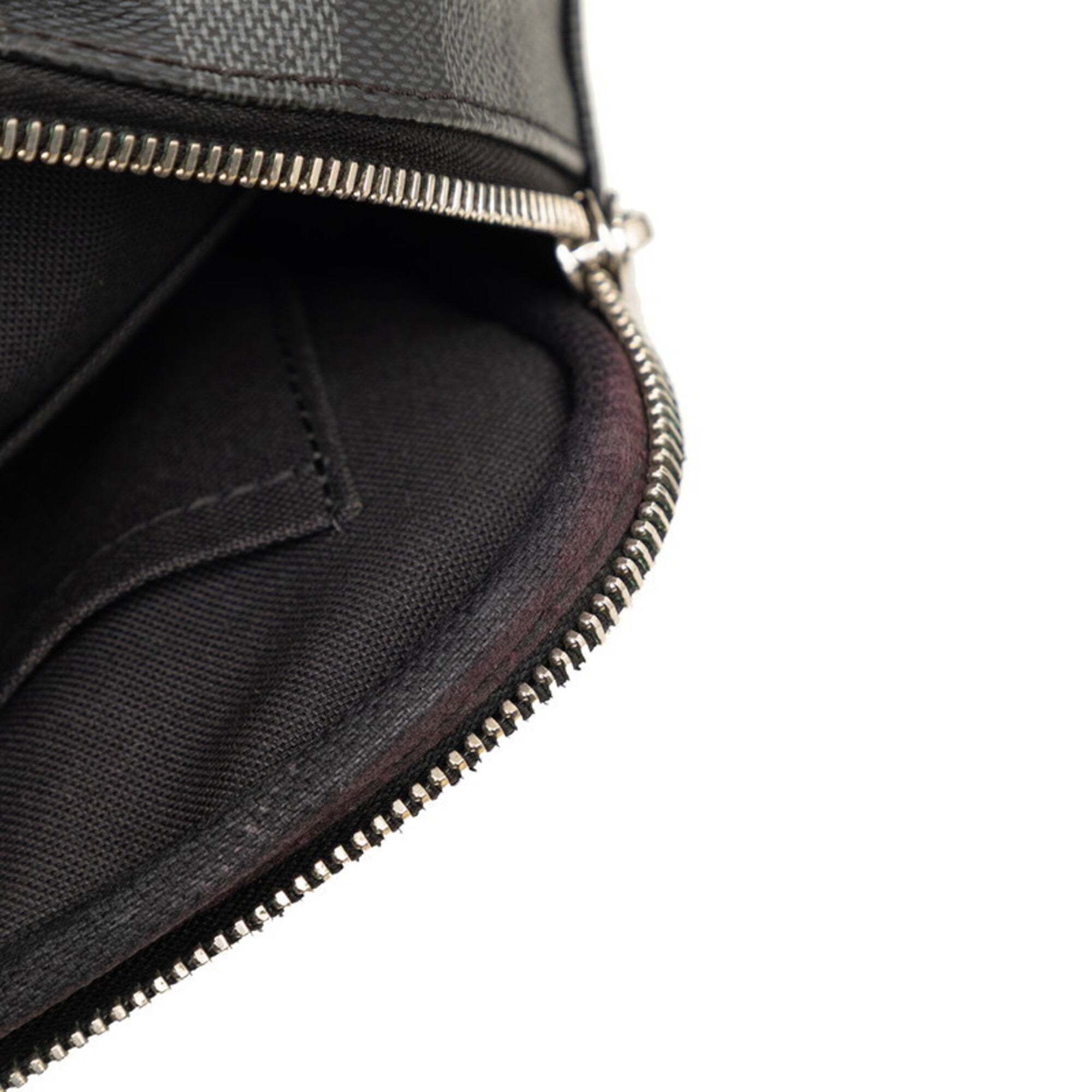 Louis Vuitton Black Gray Pvc Leather Fanny Pack Sling Bag (Pre-Owned)