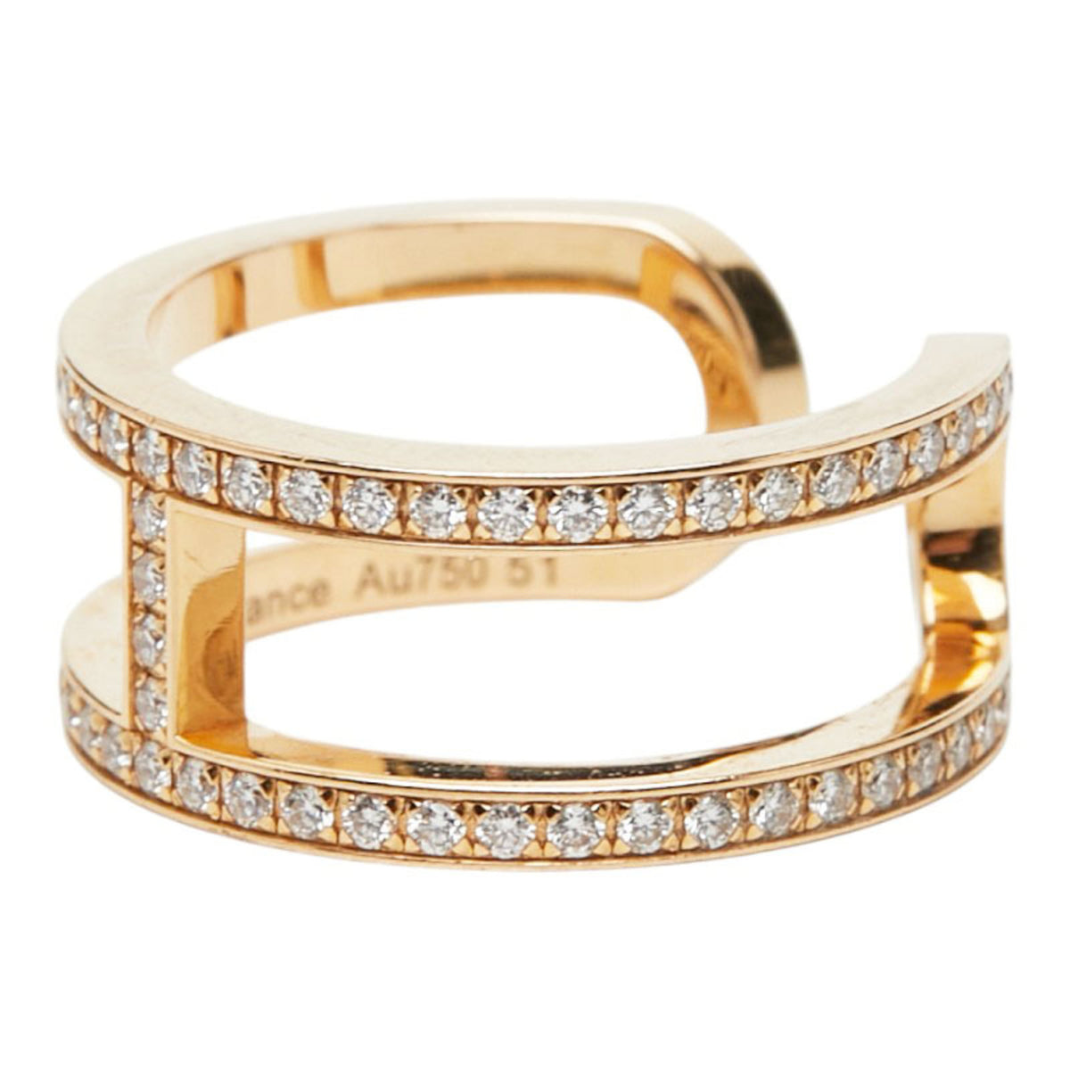Hermes Yellow Gold (18K) Band Ring (Pre-Owned)
