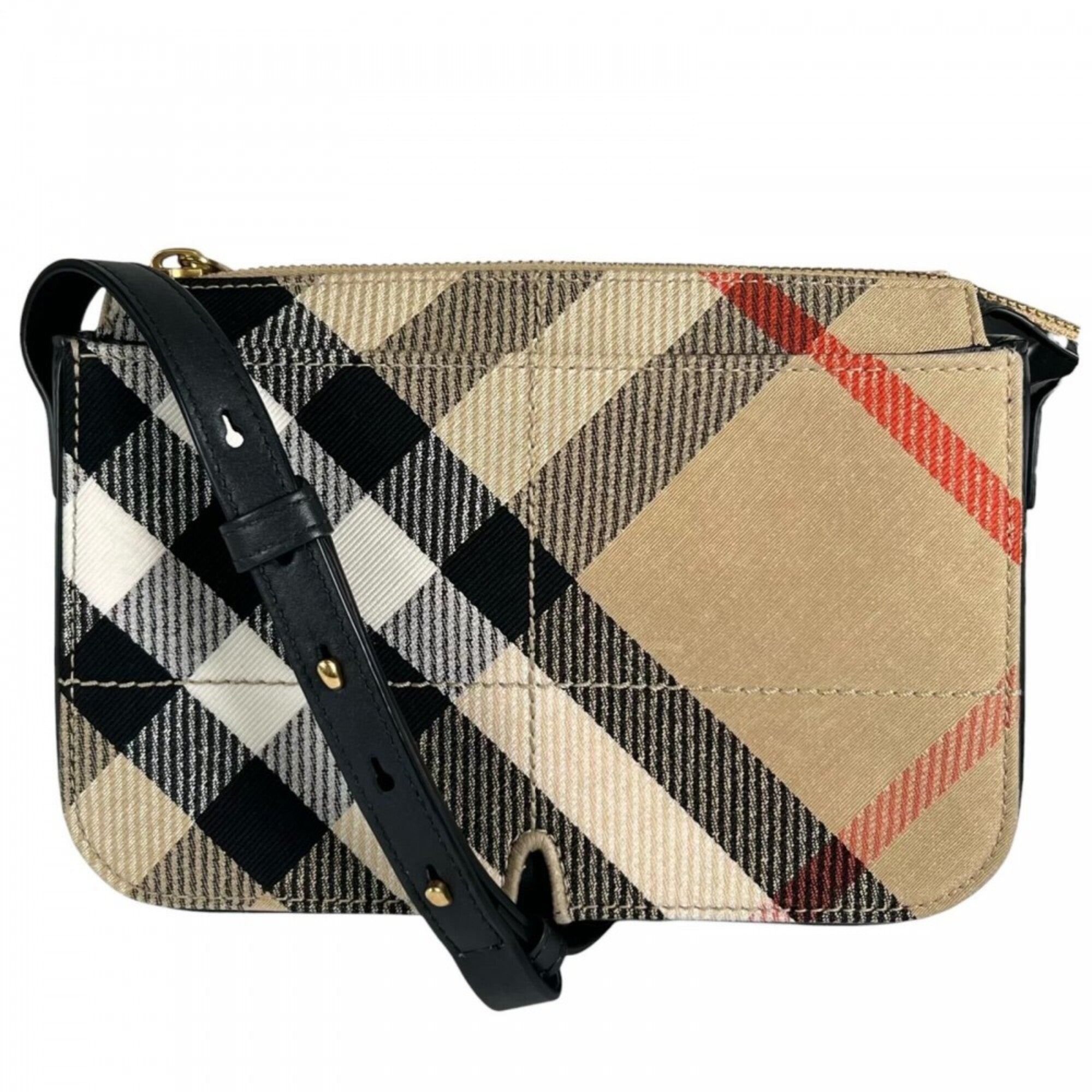 Burberry Brown Leather Shoulder Bag (Pre-Owned)