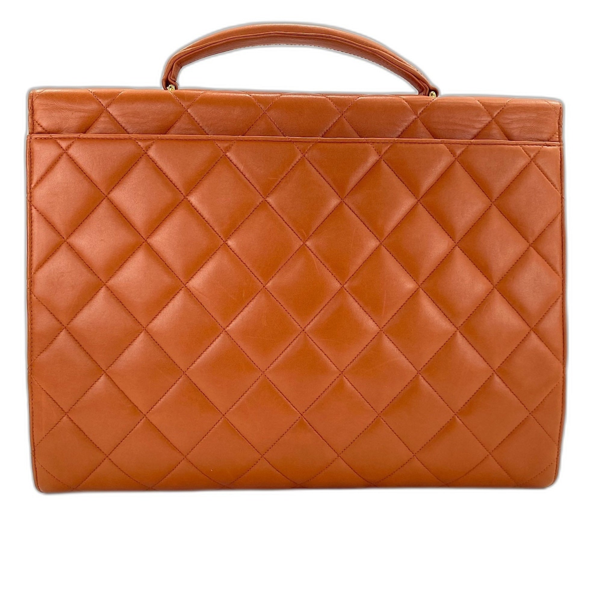 Chanel Orange Handbag (Pre-Owned)